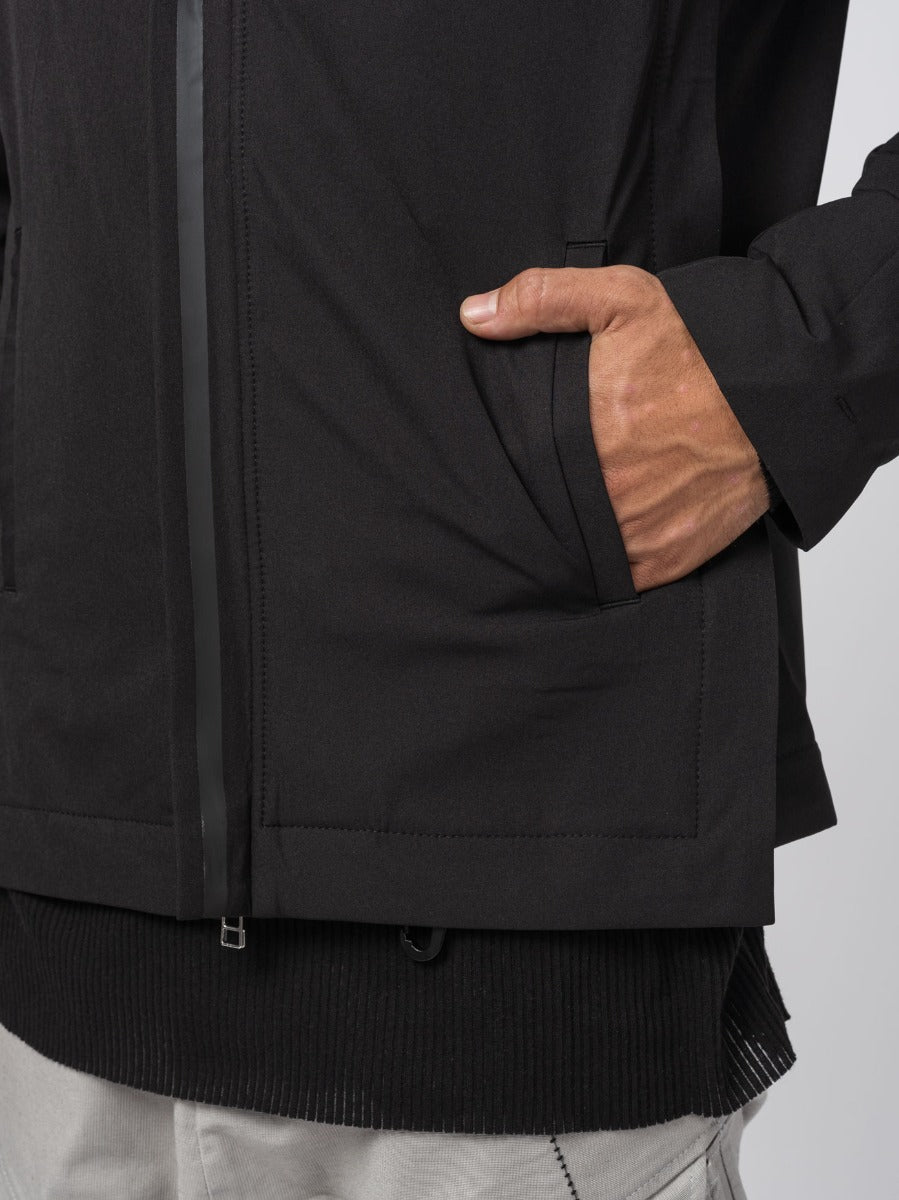 Black nylon jacket - INN7