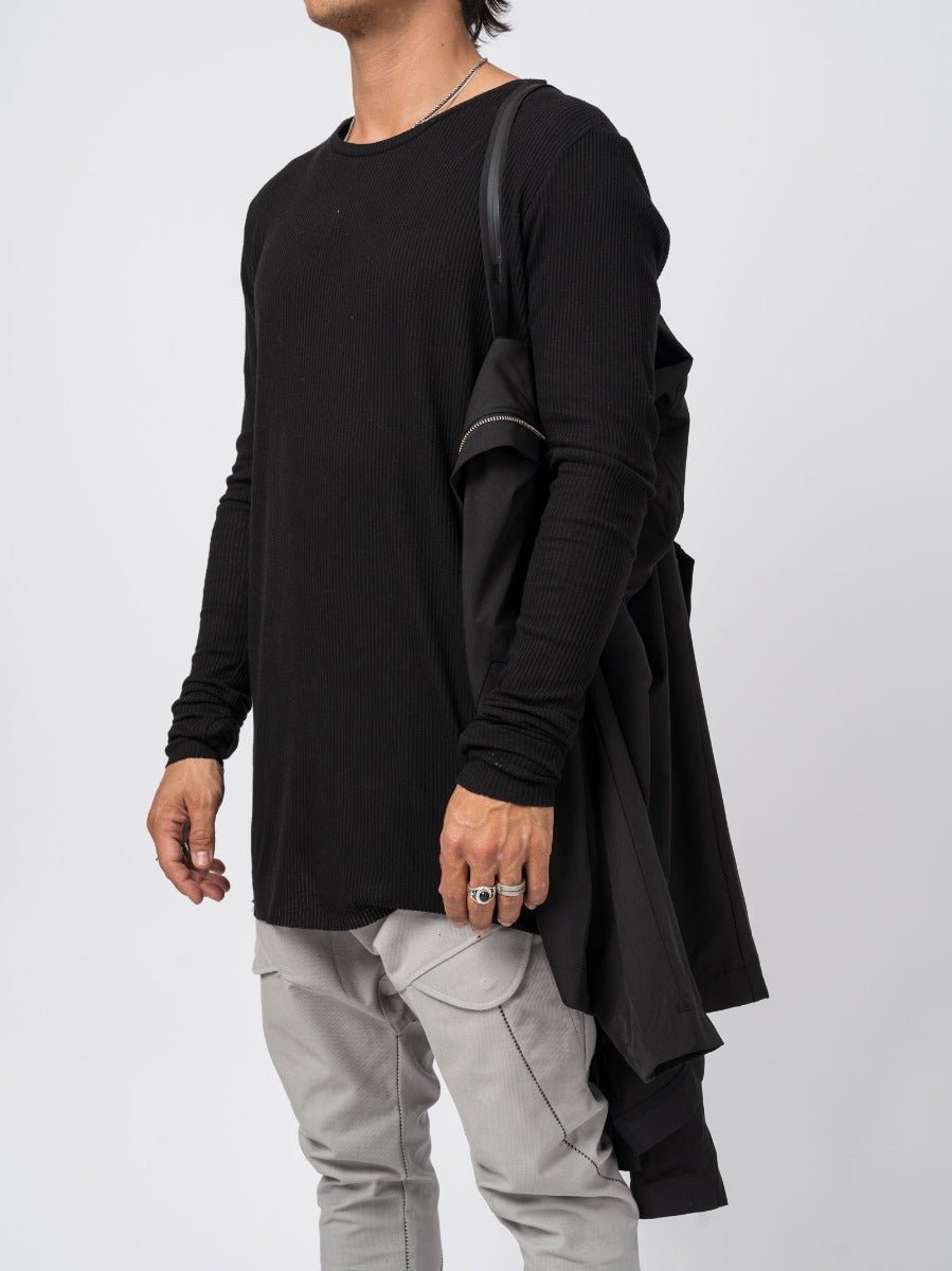 Black nylon jacket - INN7