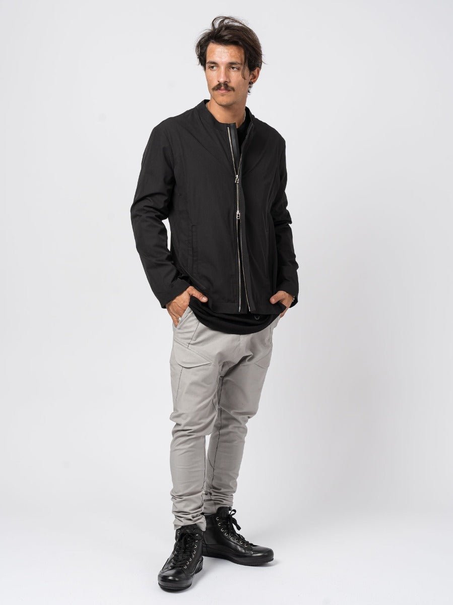 Black nylon jacket - INN7