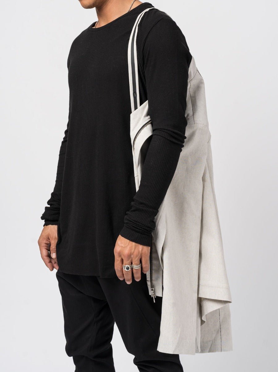 Black nylon jacket - INN7