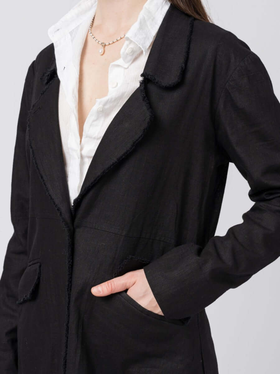 LINEN COAT - INN7
