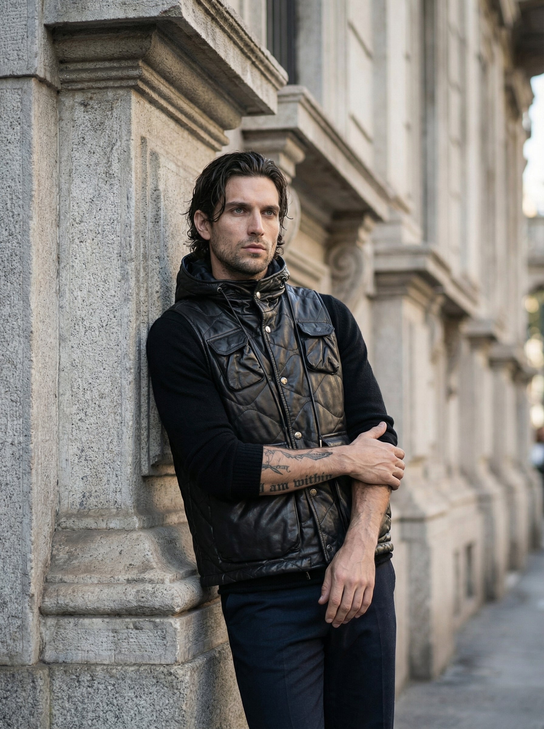 GIORGIO BRATO - VEST - Three Quarter - Detail Focus