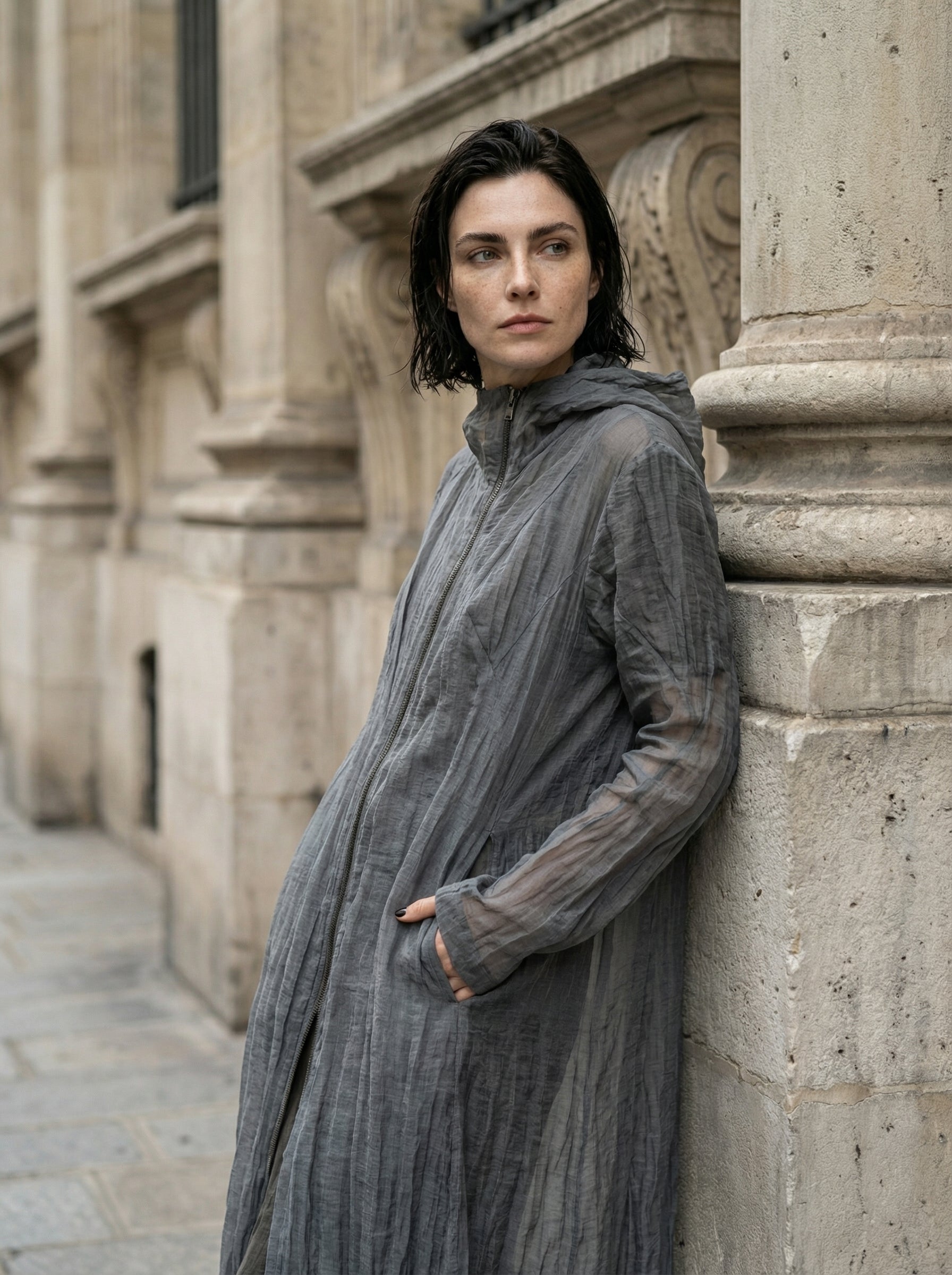 LEON EMANUEL BLANCK - JACKET - Editorial - Leaning Pose