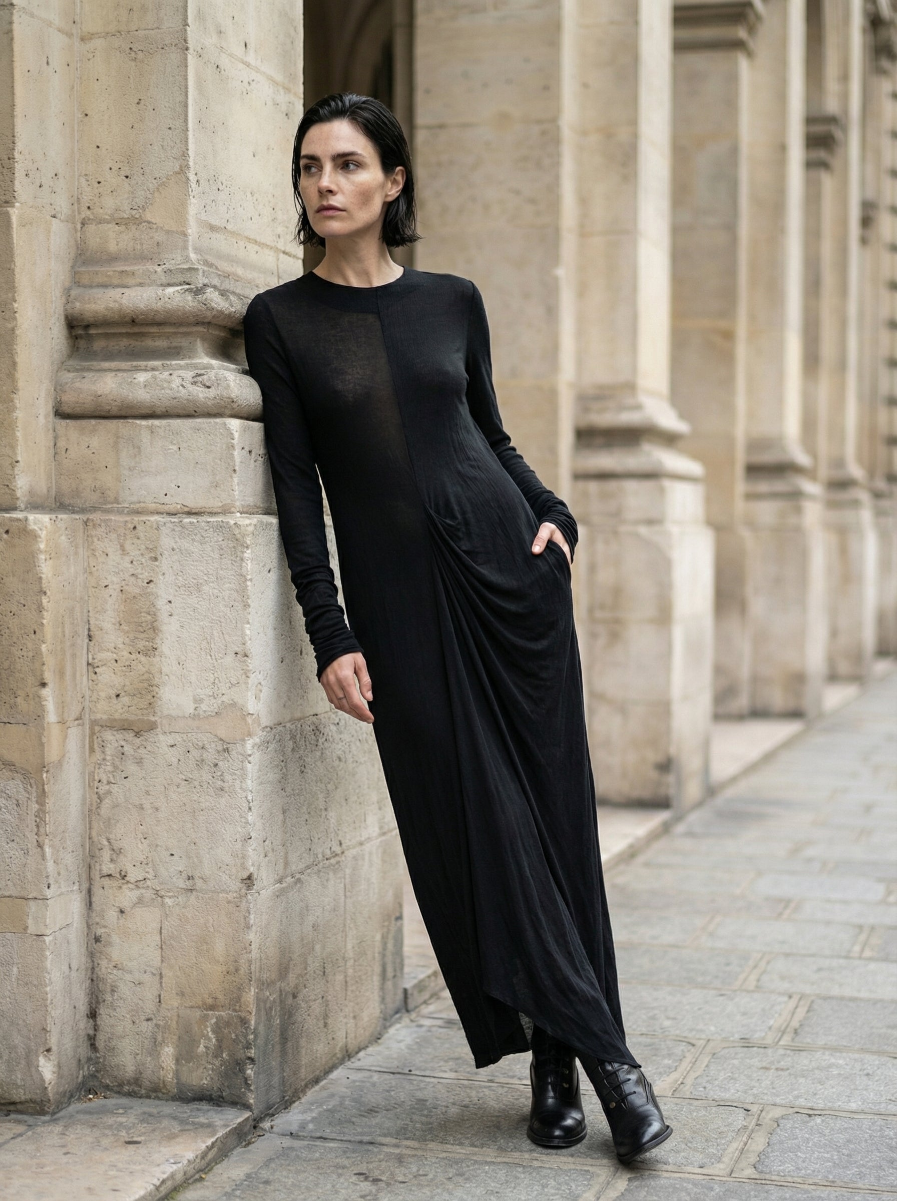 MARC LE BIHAN - DRESS - Editorial - Leaning Pose