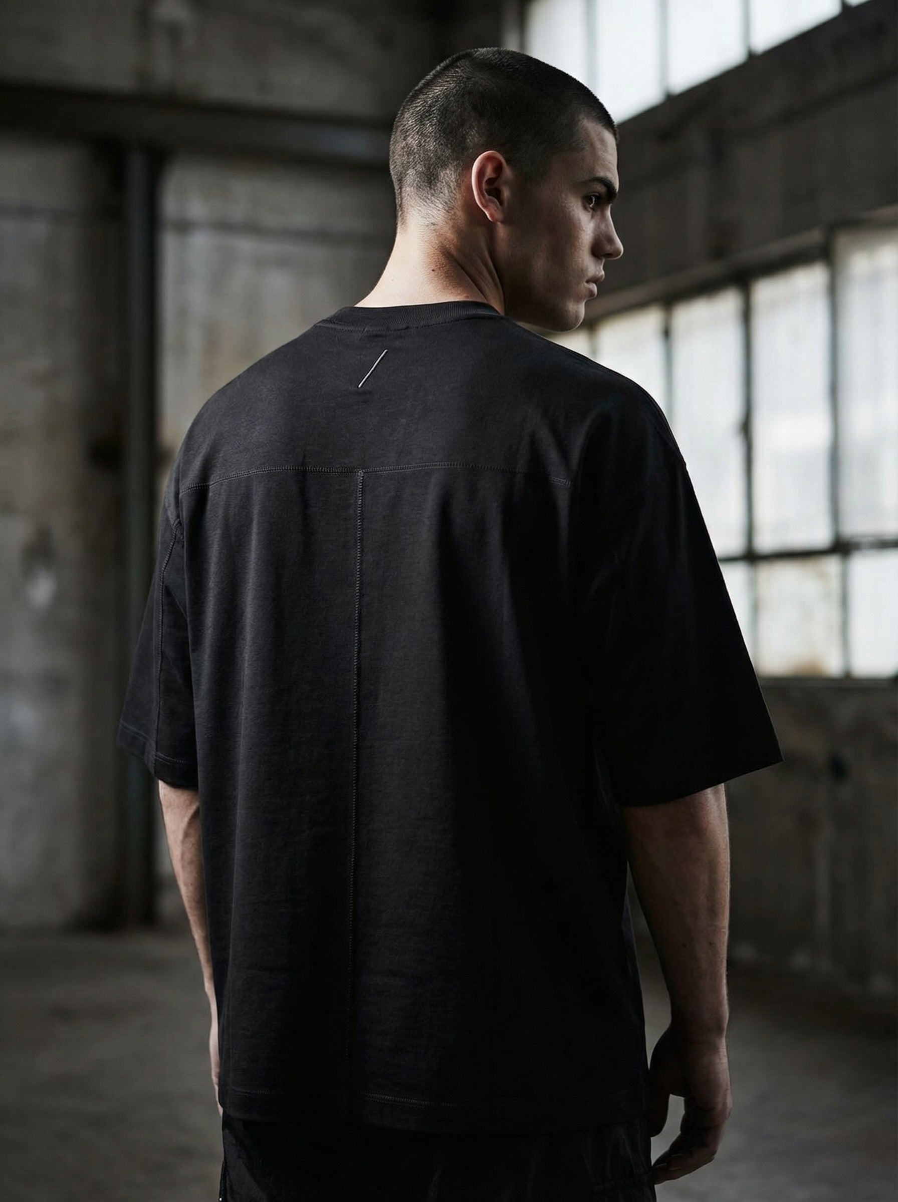 THOM KROM - Oversized T-shirt - Editorial Portrait