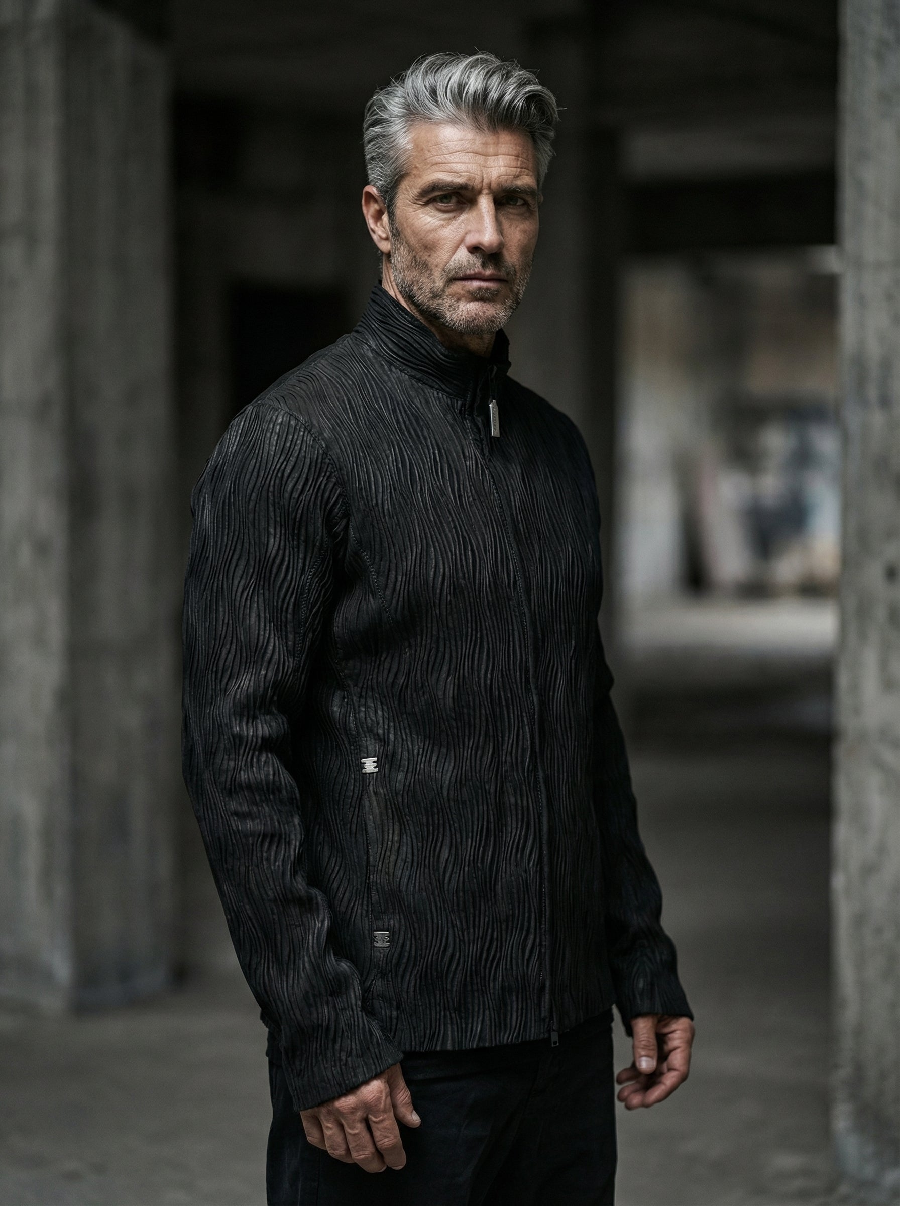 ISAAC SELLAM - Heretique Leather Jacket - Full Body - Hero Shot