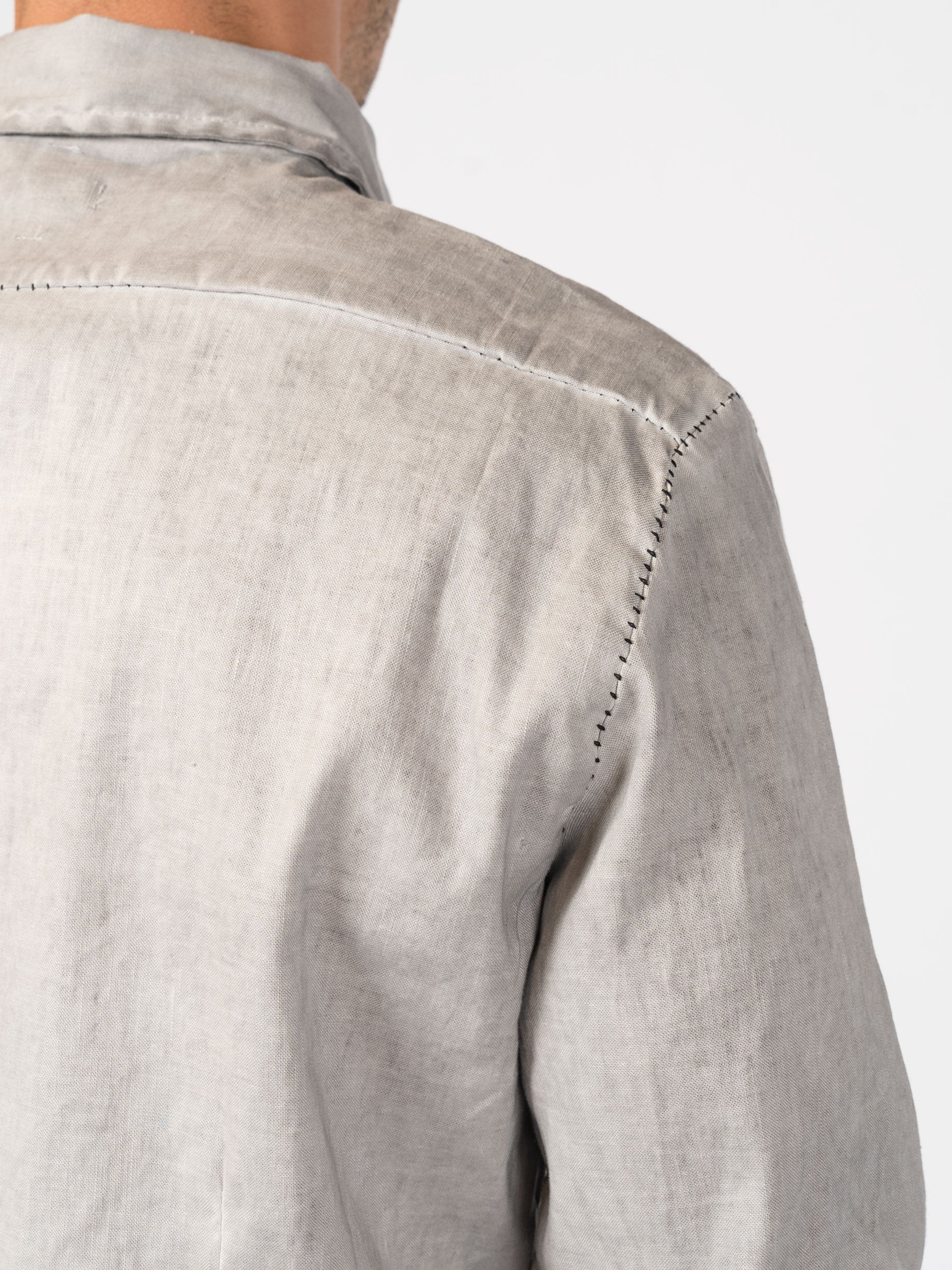 Distressed Linen Blend Shirt - INN7