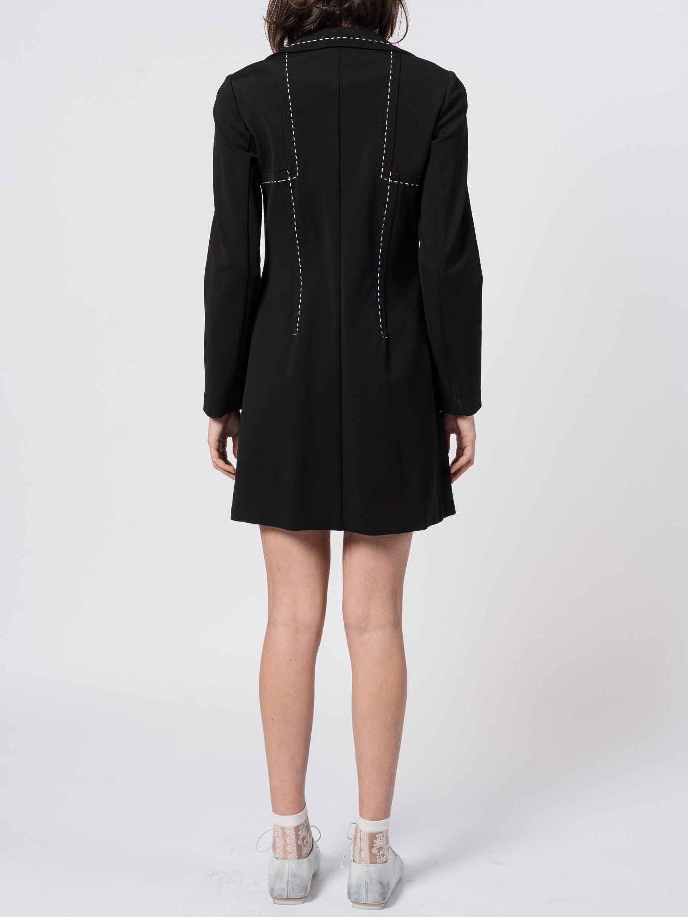 Structured Knee-Length Coat