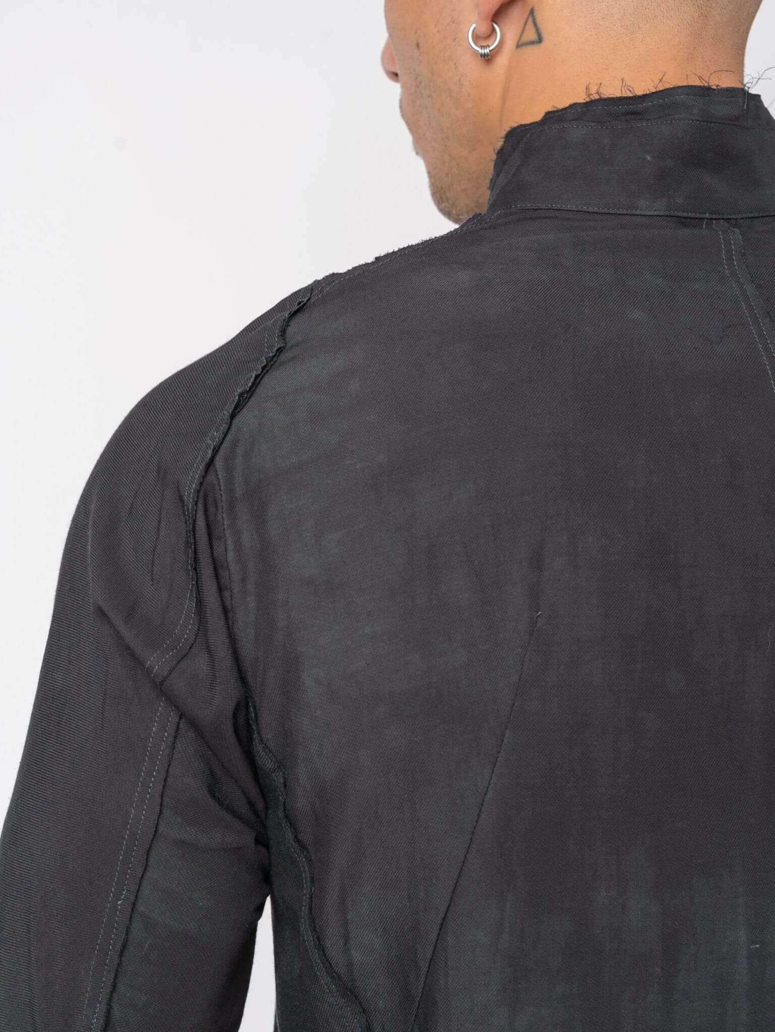 D.HYGEN Crack Random Stripe Jacquard Shirt - INN7