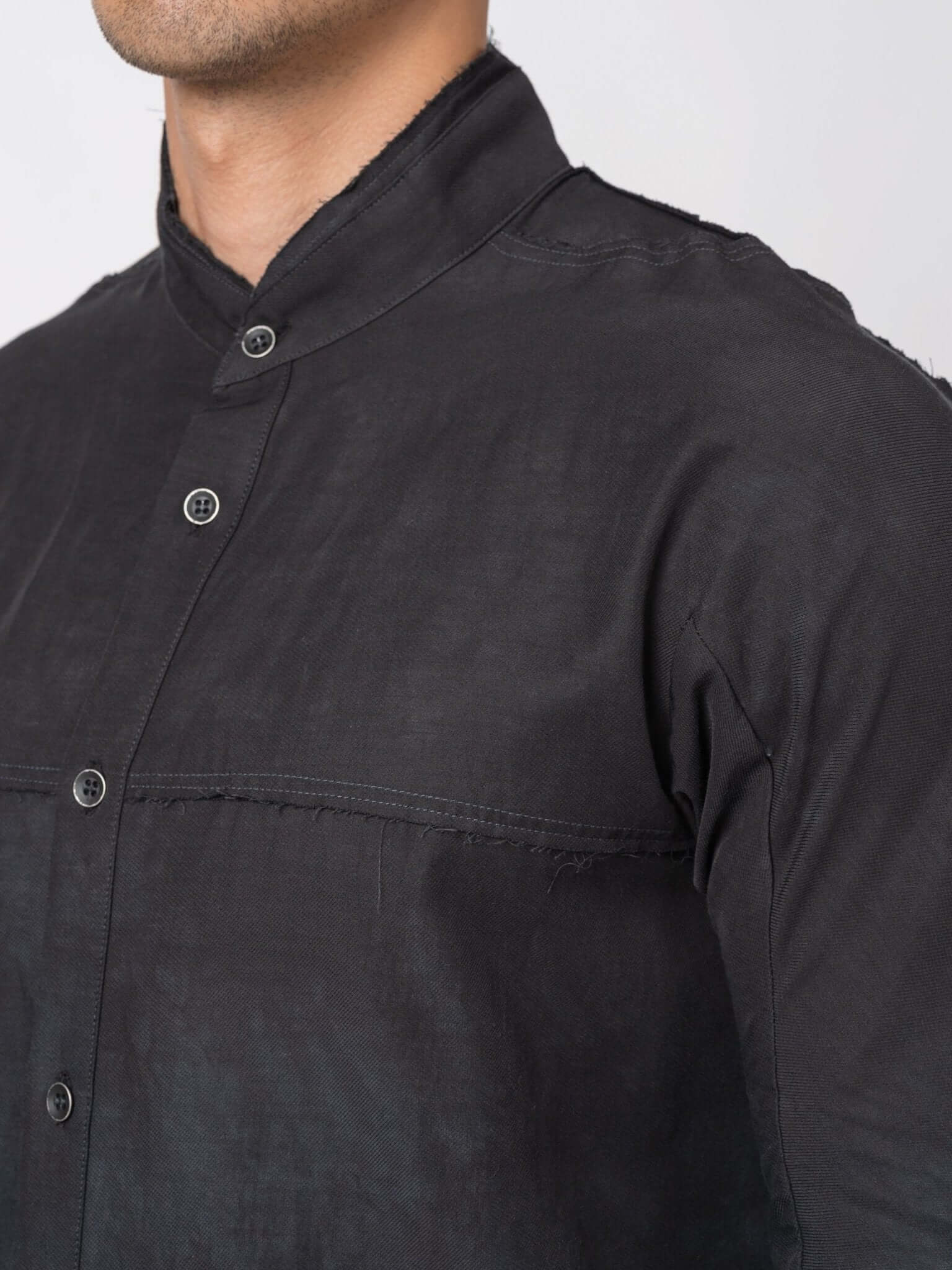 D.HYGEN Crack Random Stripe Jacquard Shirt - INN7