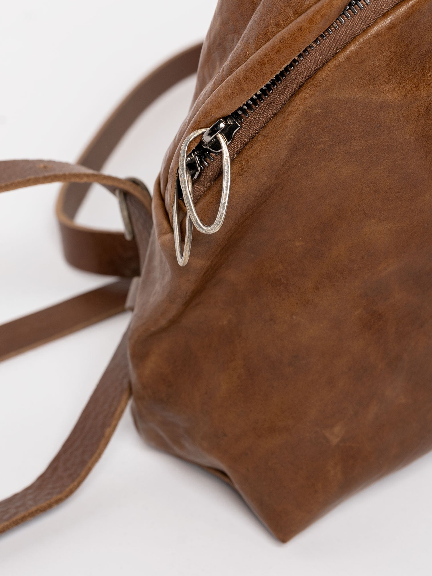 Mini Backpack with Silver Detailing - INN7
