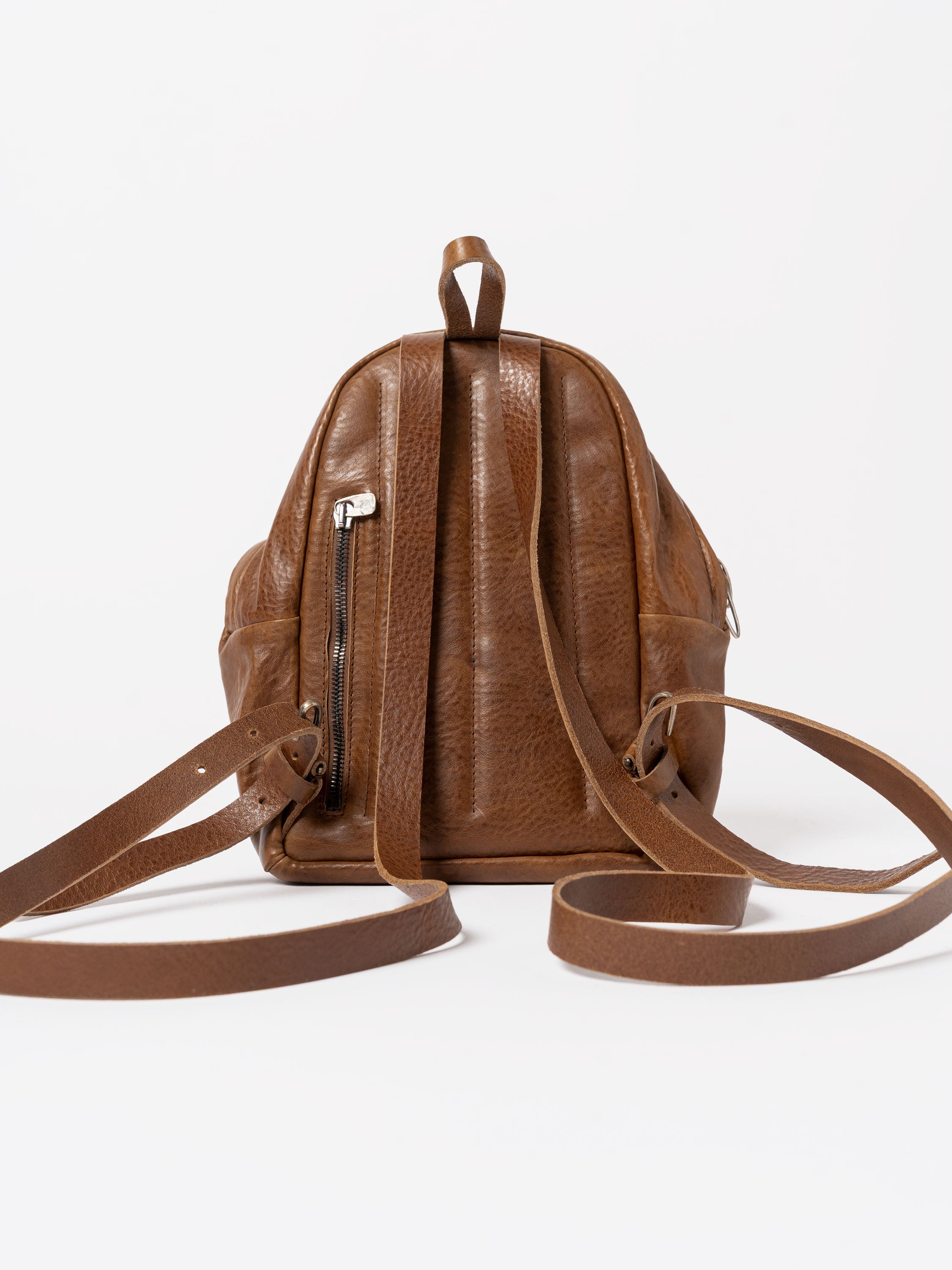 Mini Backpack with Silver Detailing - INN7