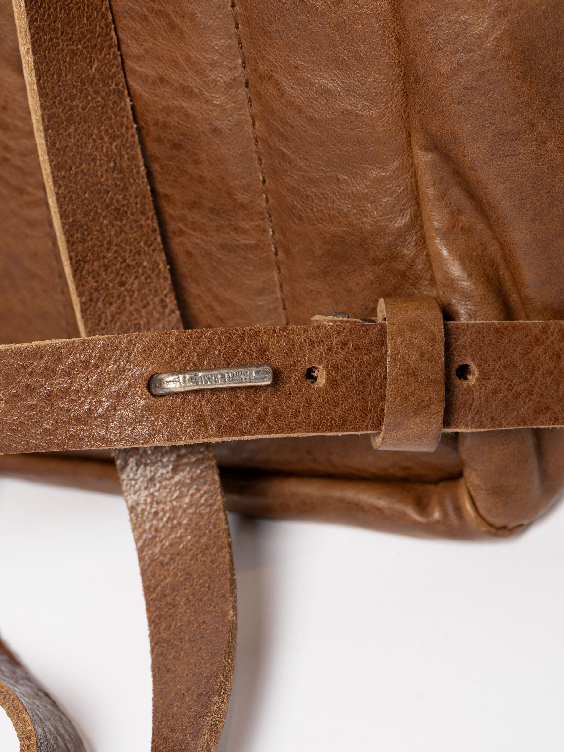 Mini Backpack with Silver Detailing - INN7