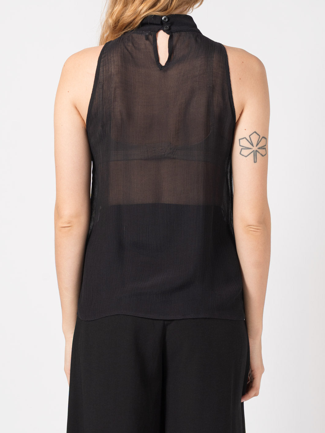 Sleeveless Ruffled Top - INN7