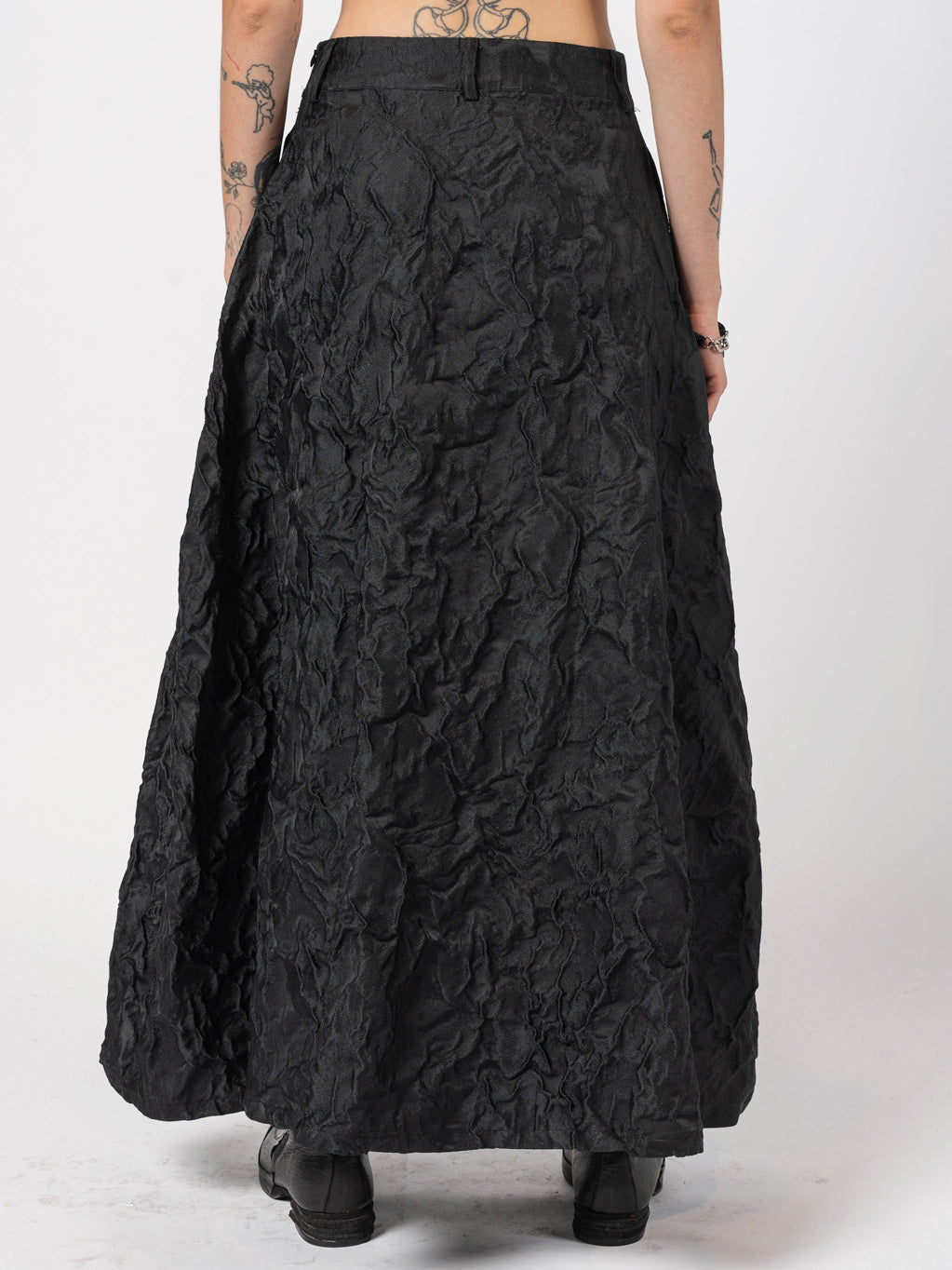 Textured Maxi Skirt