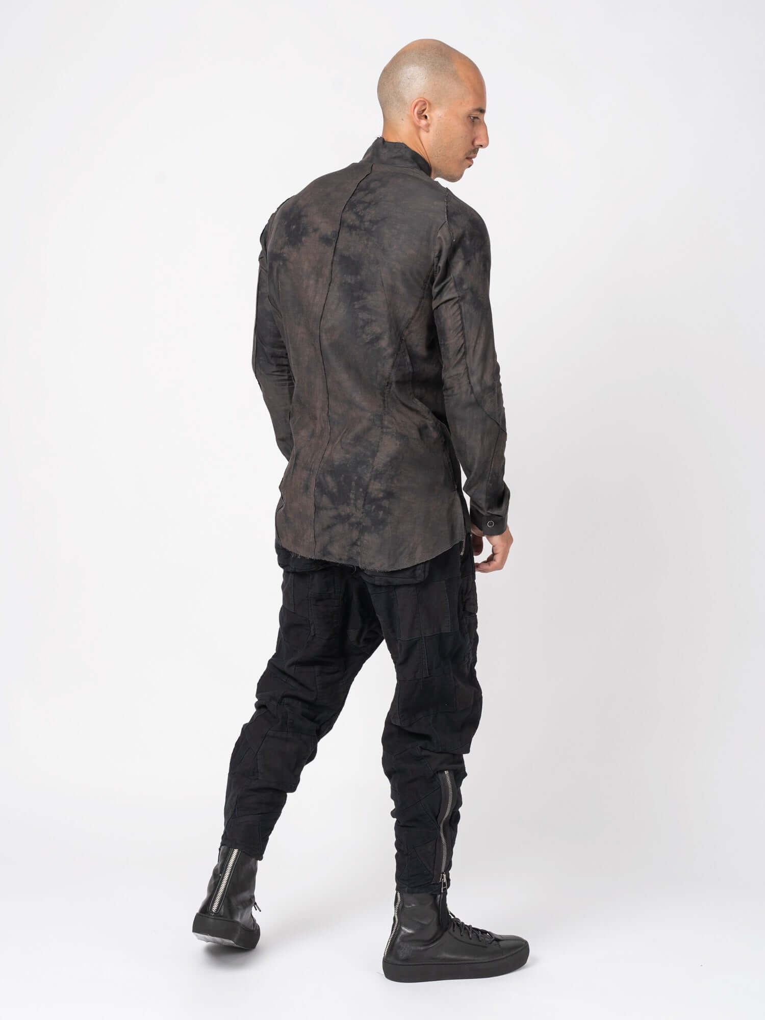 D.HYGEN Crack Random Stripe Jacquard Shirt - INN7