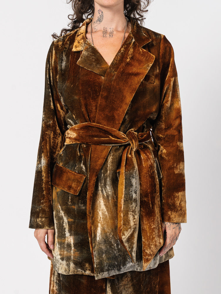 Velvet Wrap Jacket - INN7