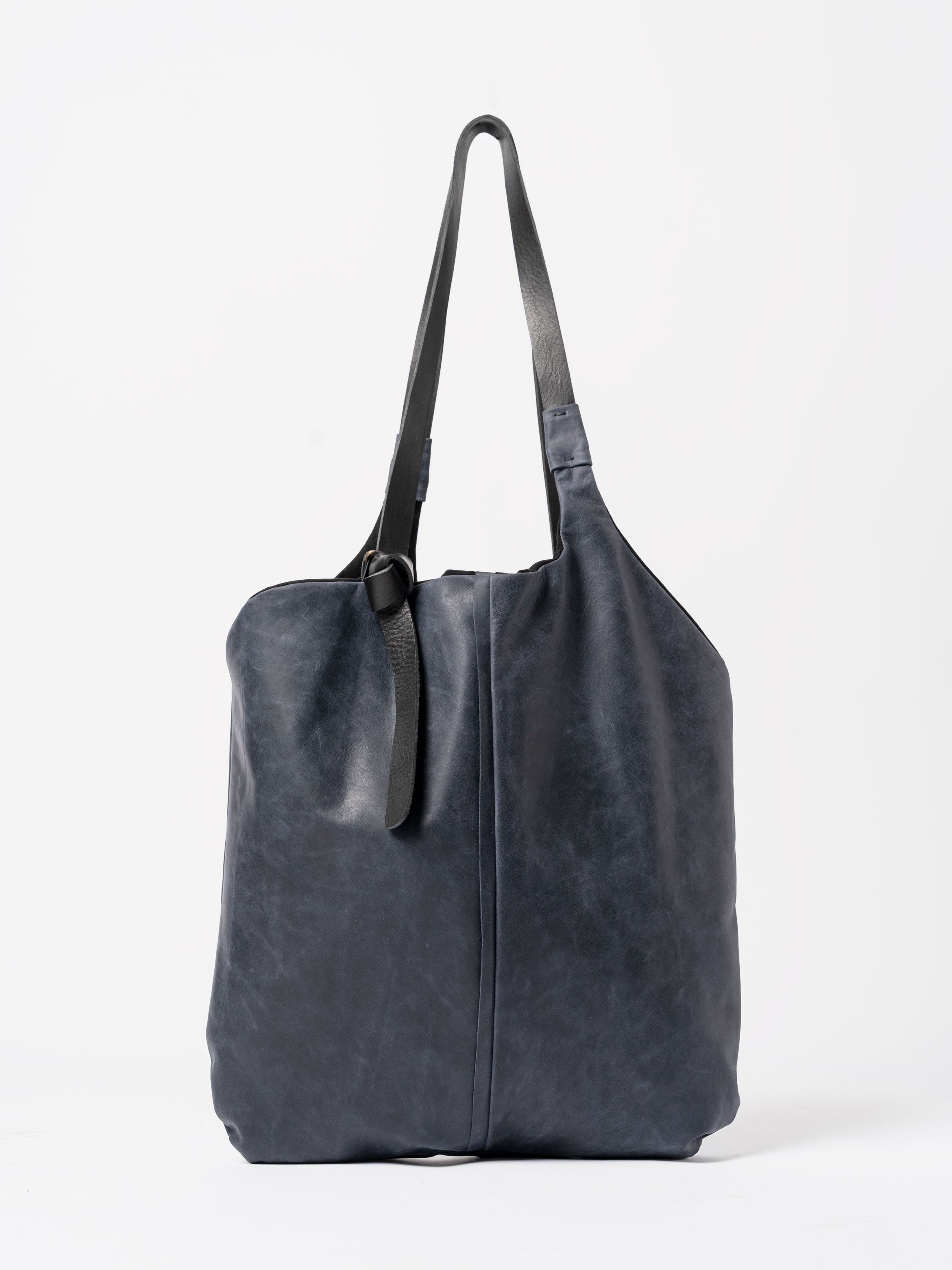 Calfskin and Cotton Shopper