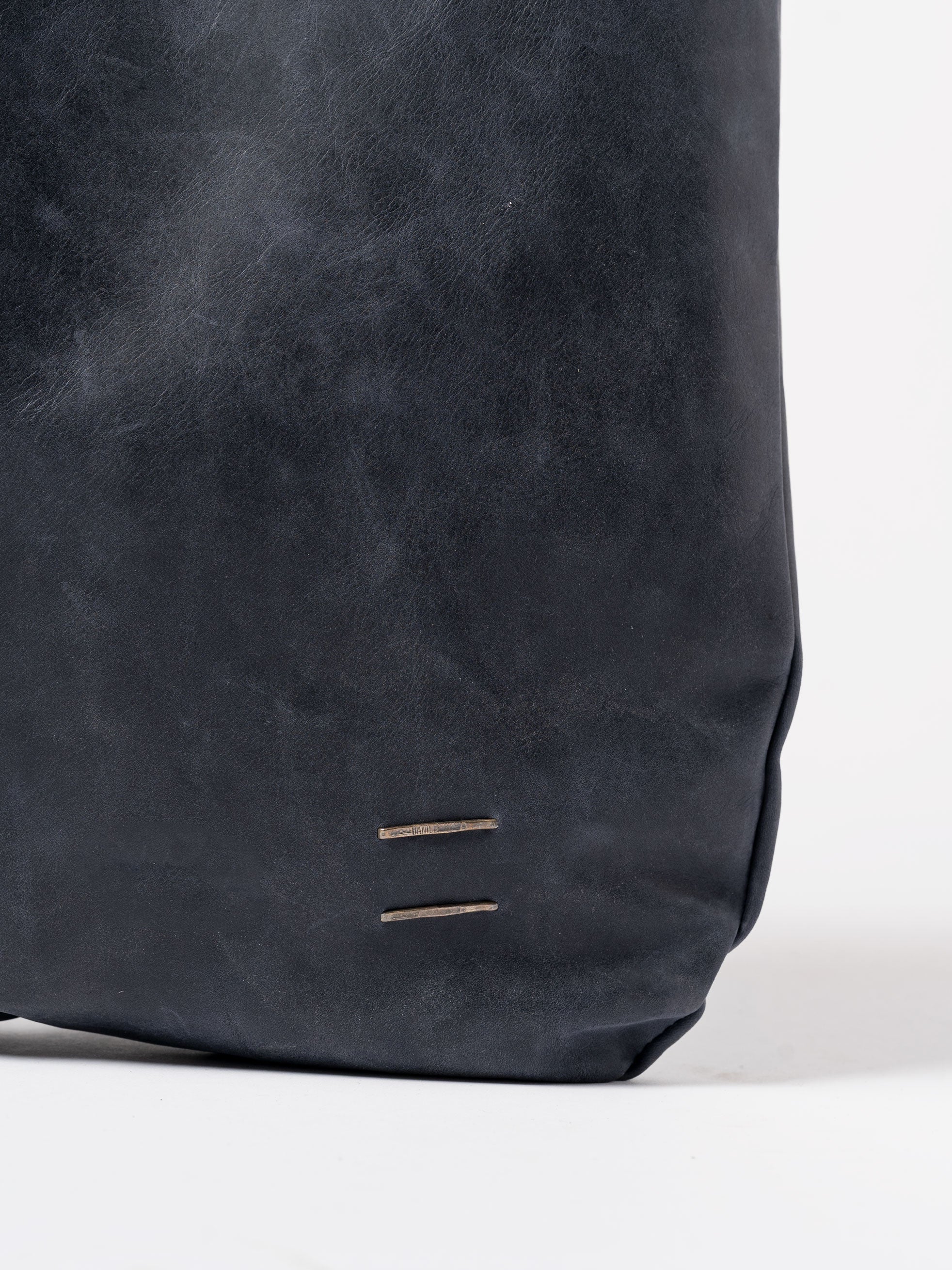 Calfskin and Cotton Shopper