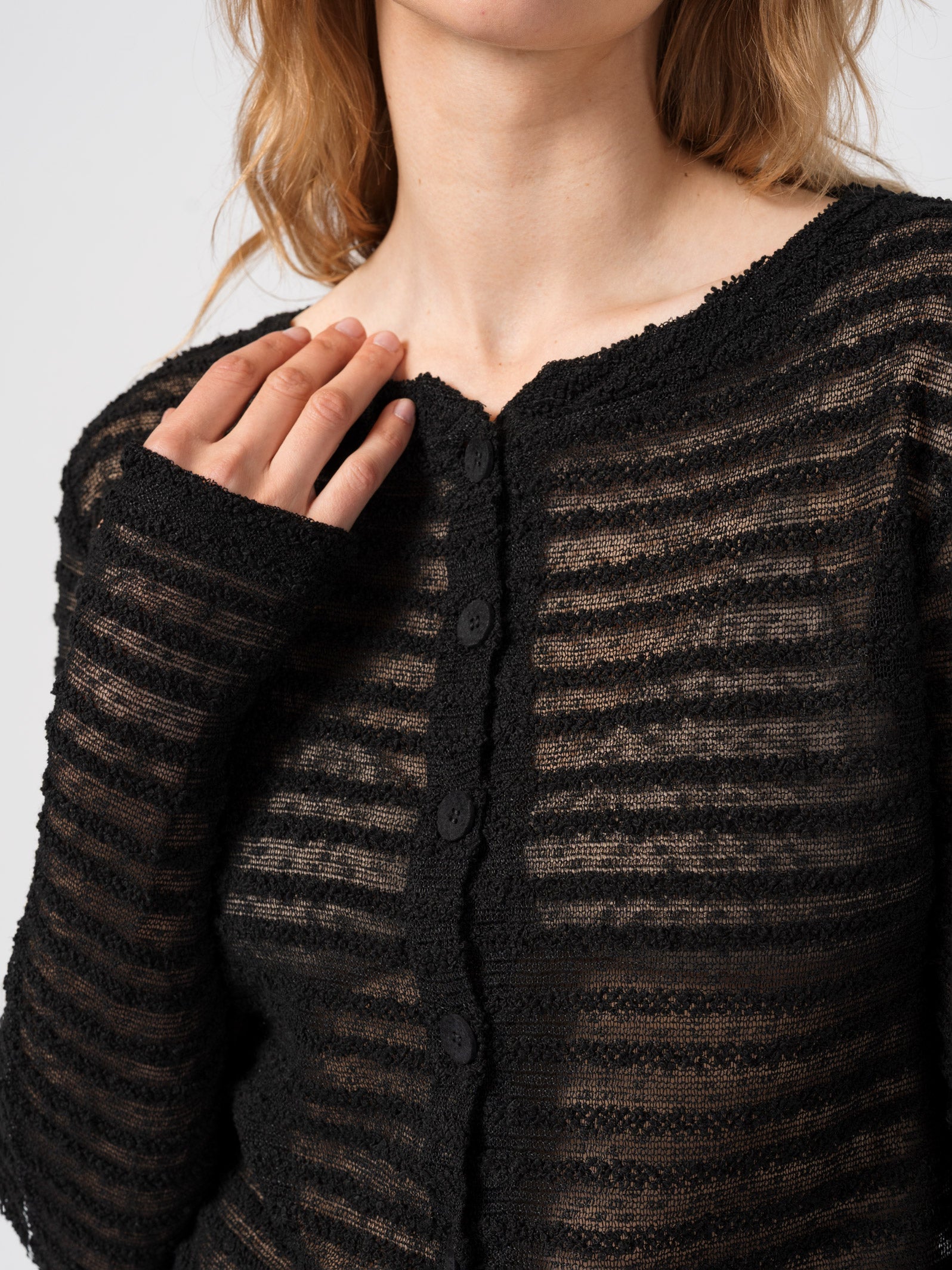 Textured Knit Cardigan - INN7