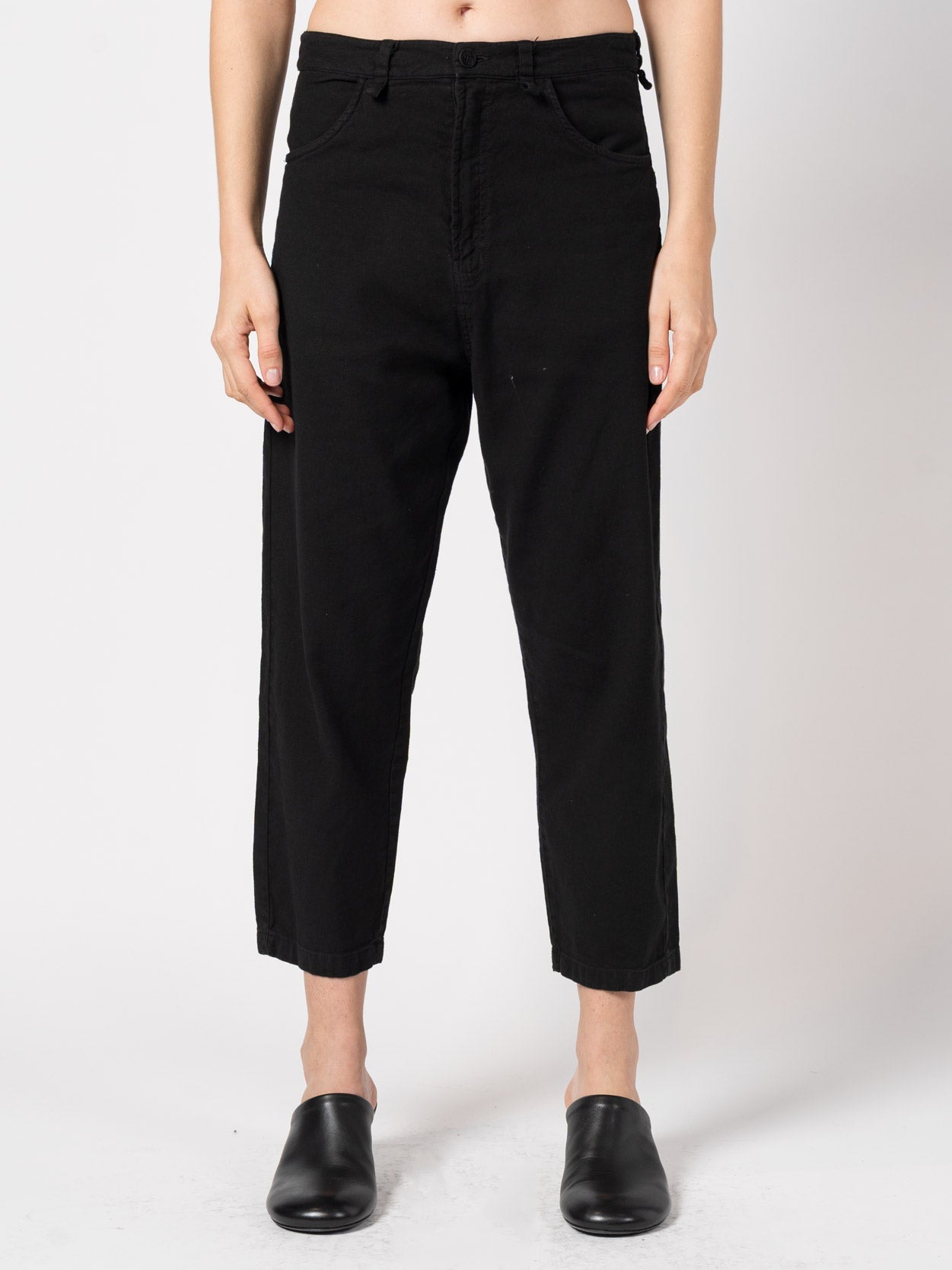 Tapered Linen-Blend Trousers - INN7