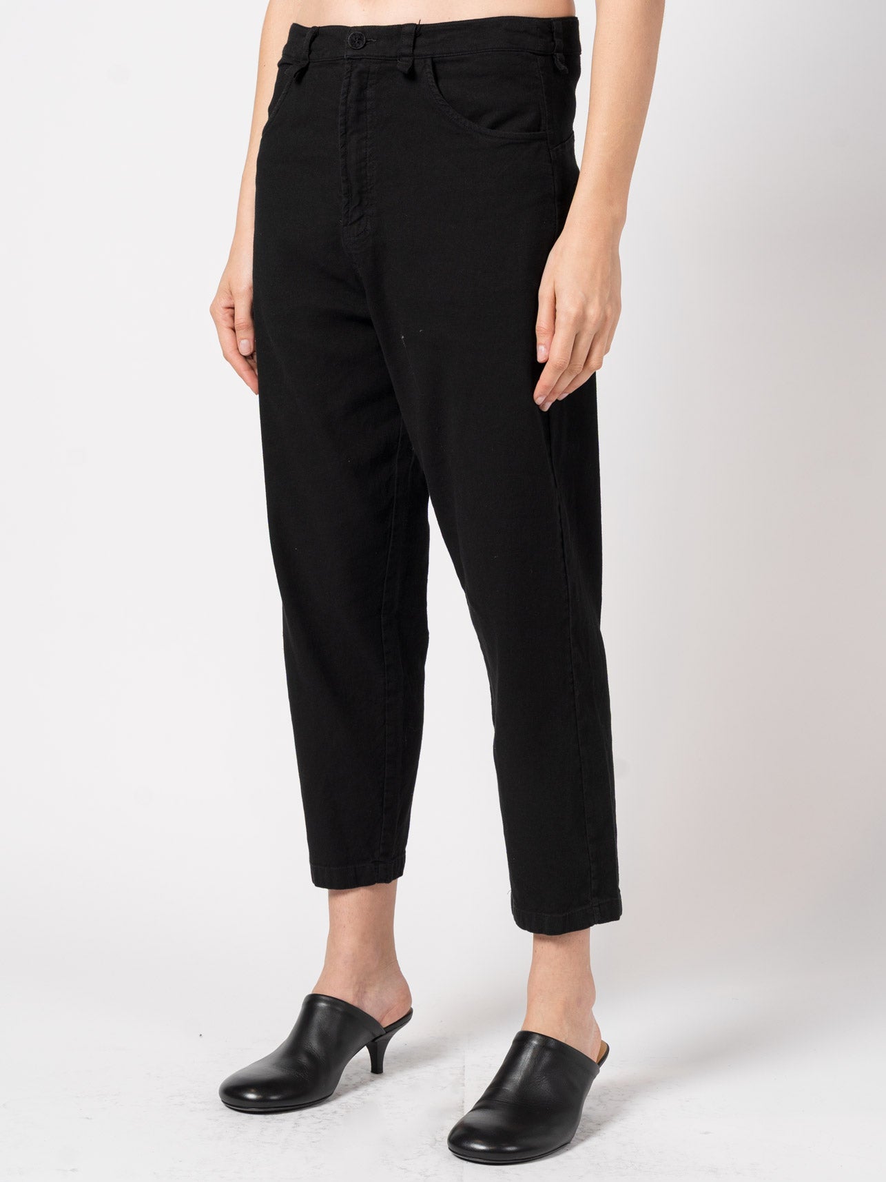 Tapered Linen-Blend Trousers - INN7