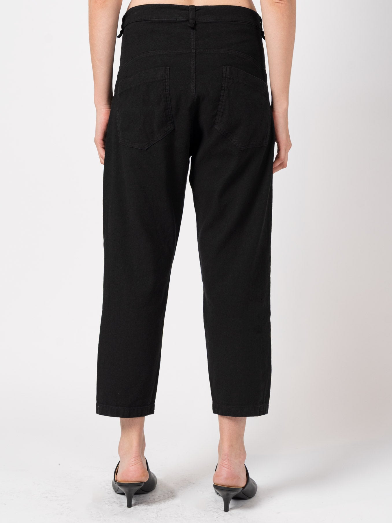 Tapered Linen-Blend Trousers - INN7