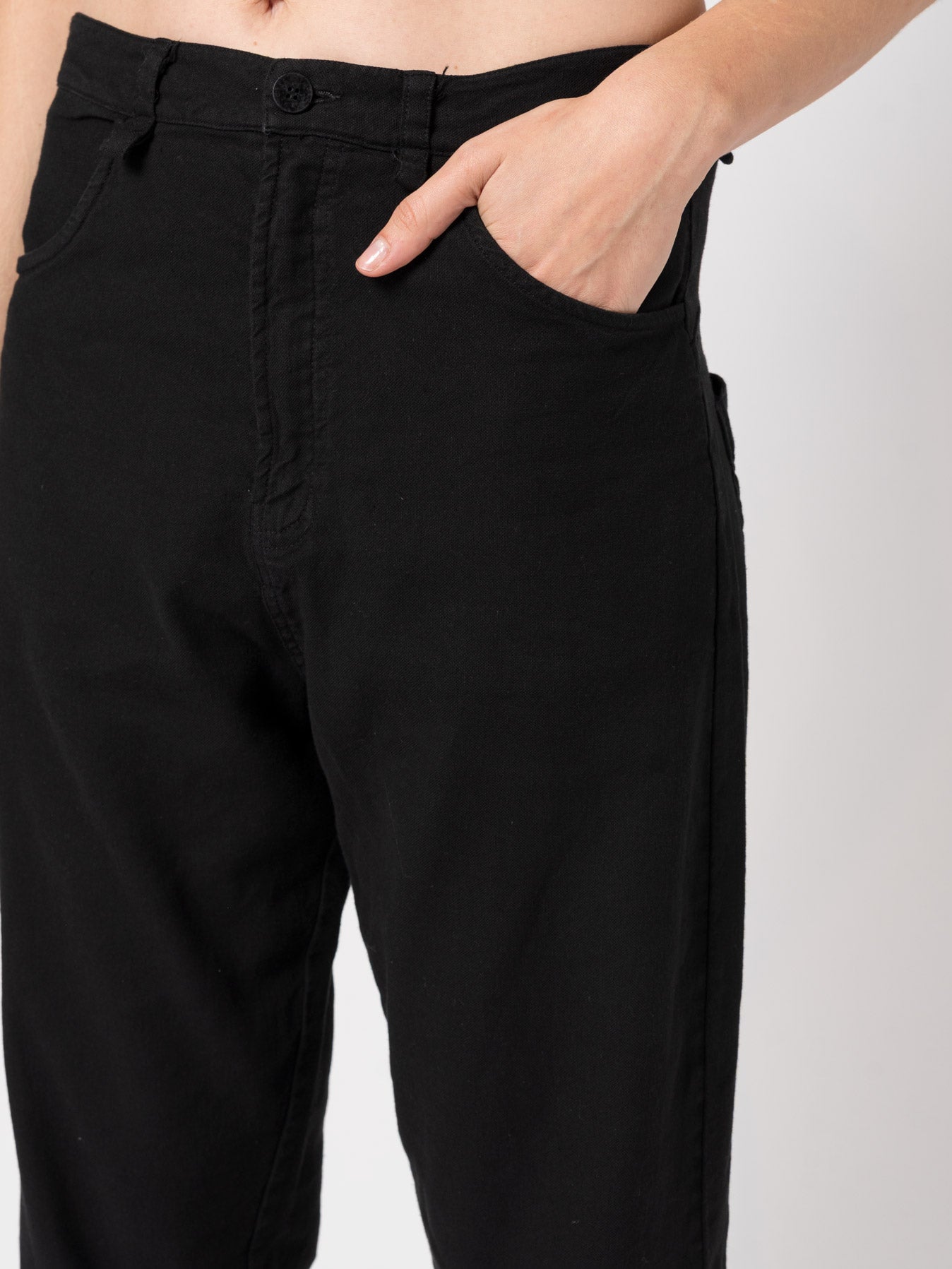 Tapered Linen-Blend Trousers - INN7