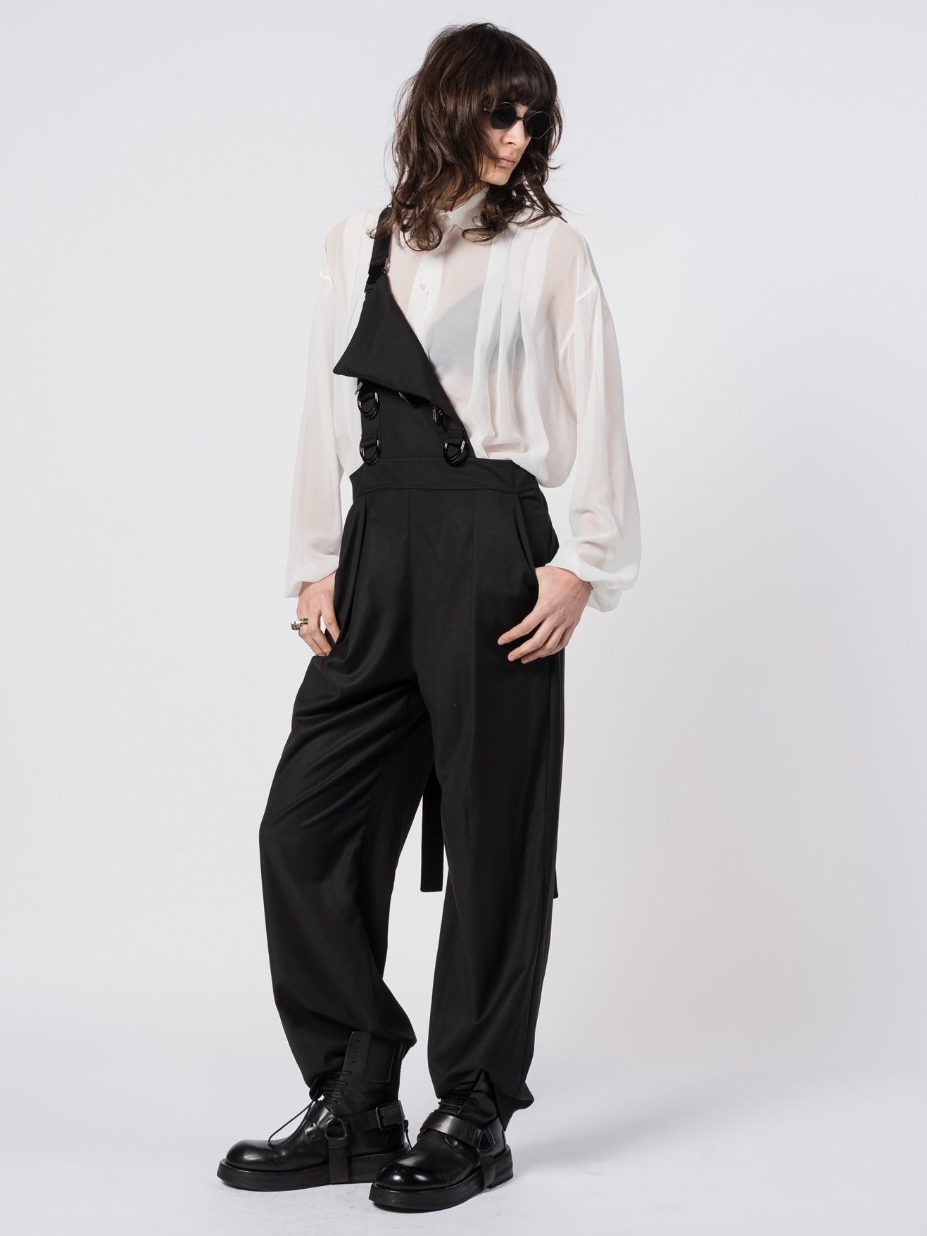 Buckled Pinafore Overall