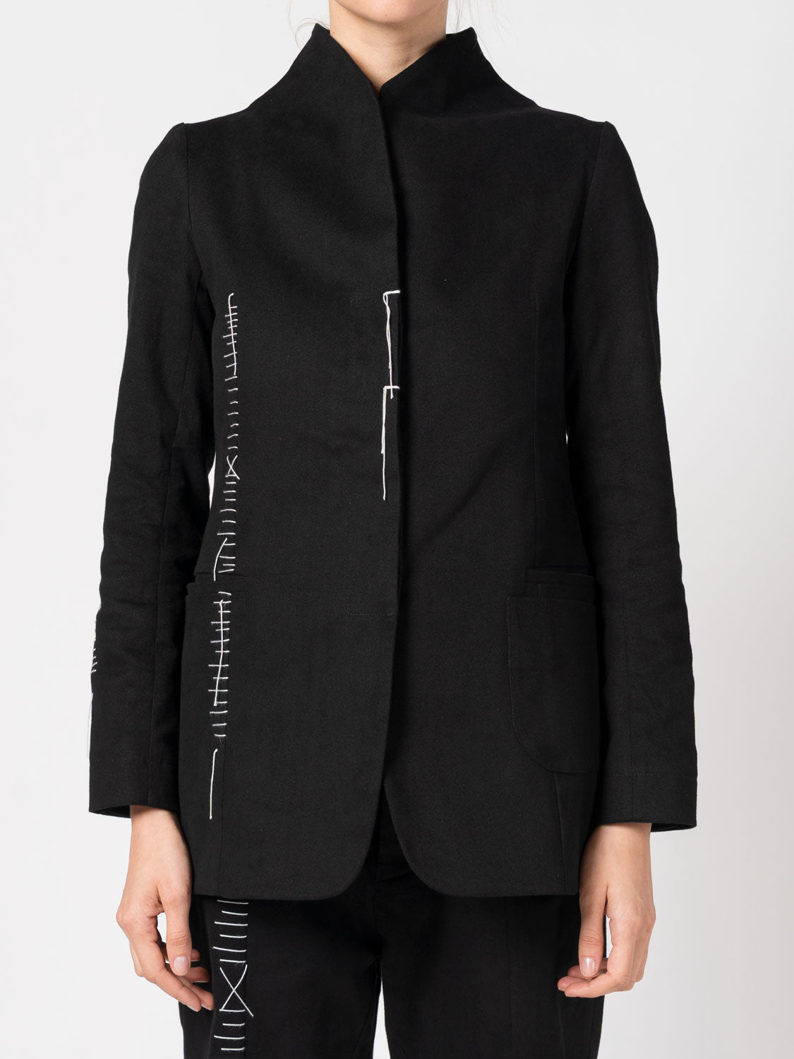Hand-Stitched Cotton Jacket - INN7