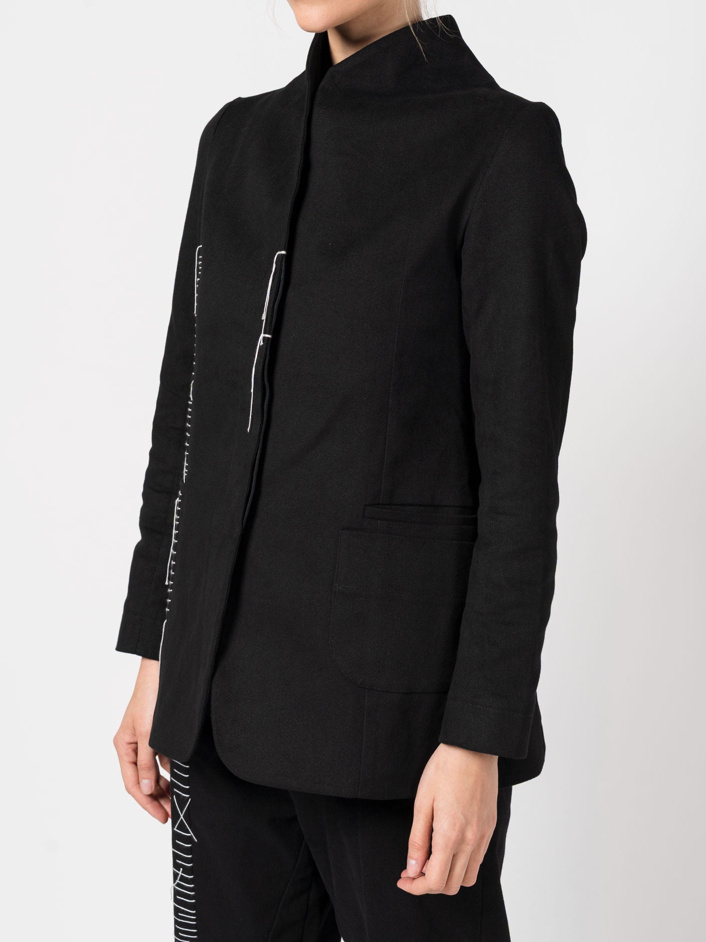 Hand-Stitched Cotton Jacket - INN7