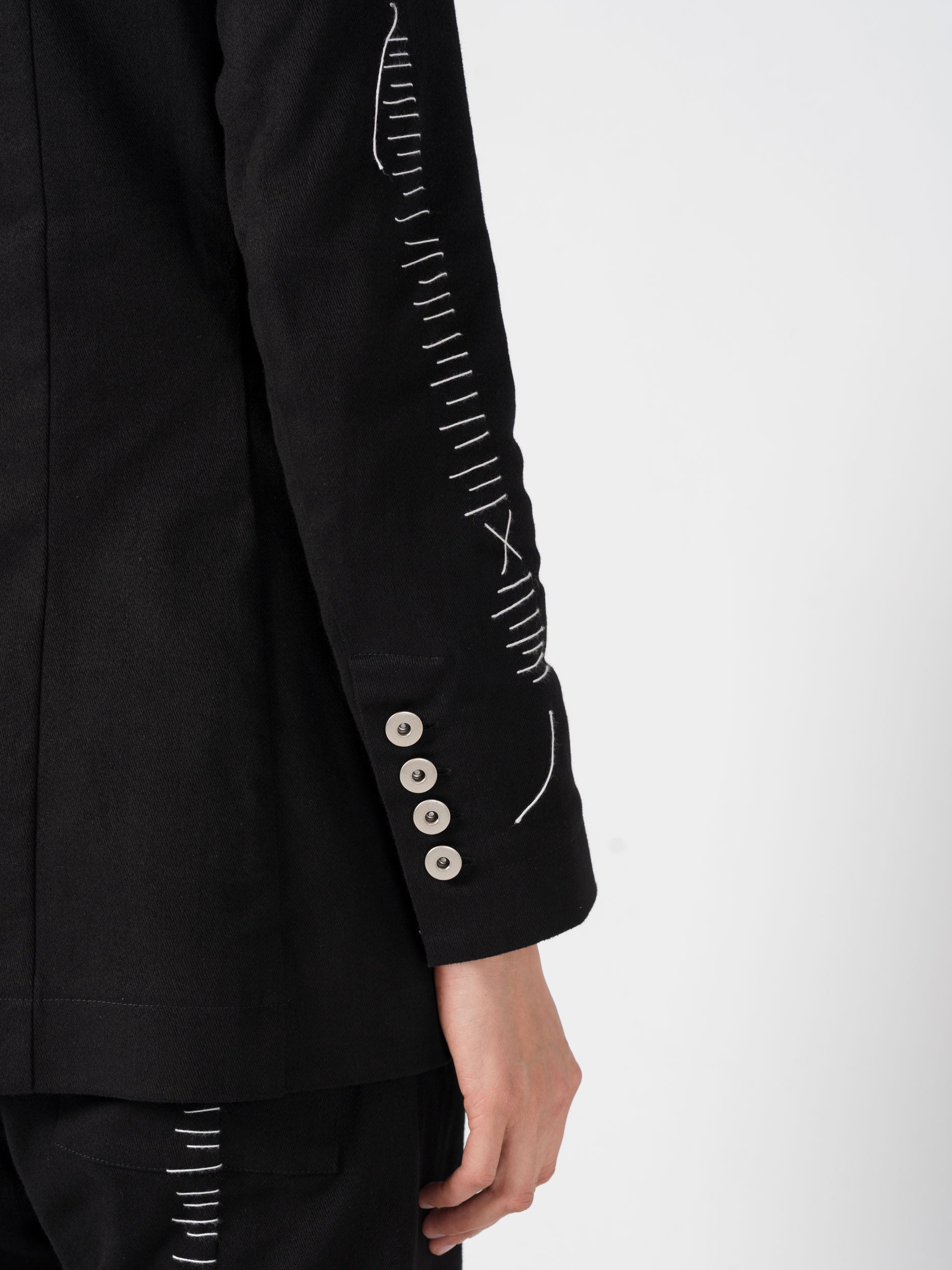 Hand-Stitched Cotton Jacket - INN7