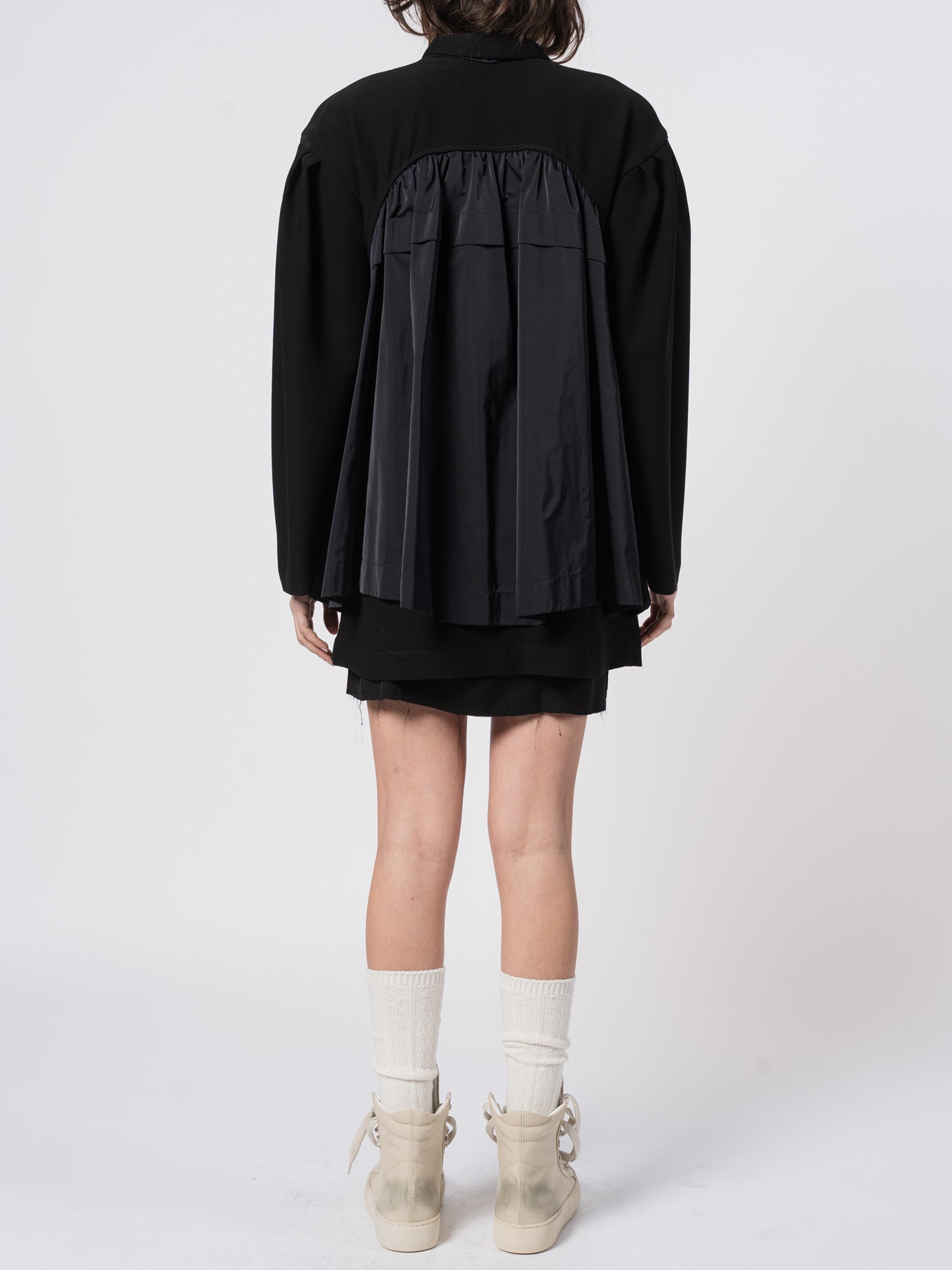 Structured Bow-Detail Layered Top