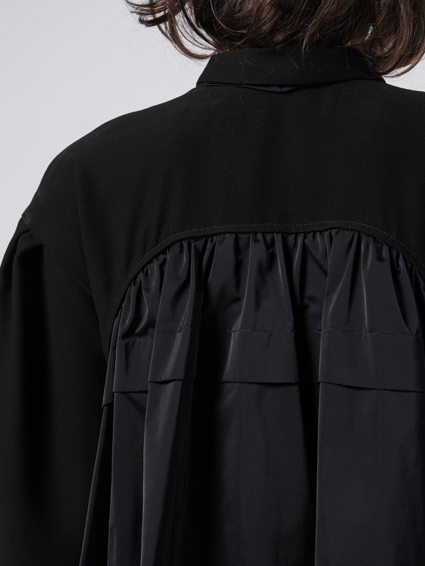 Structured Bow-Detail Layered Top