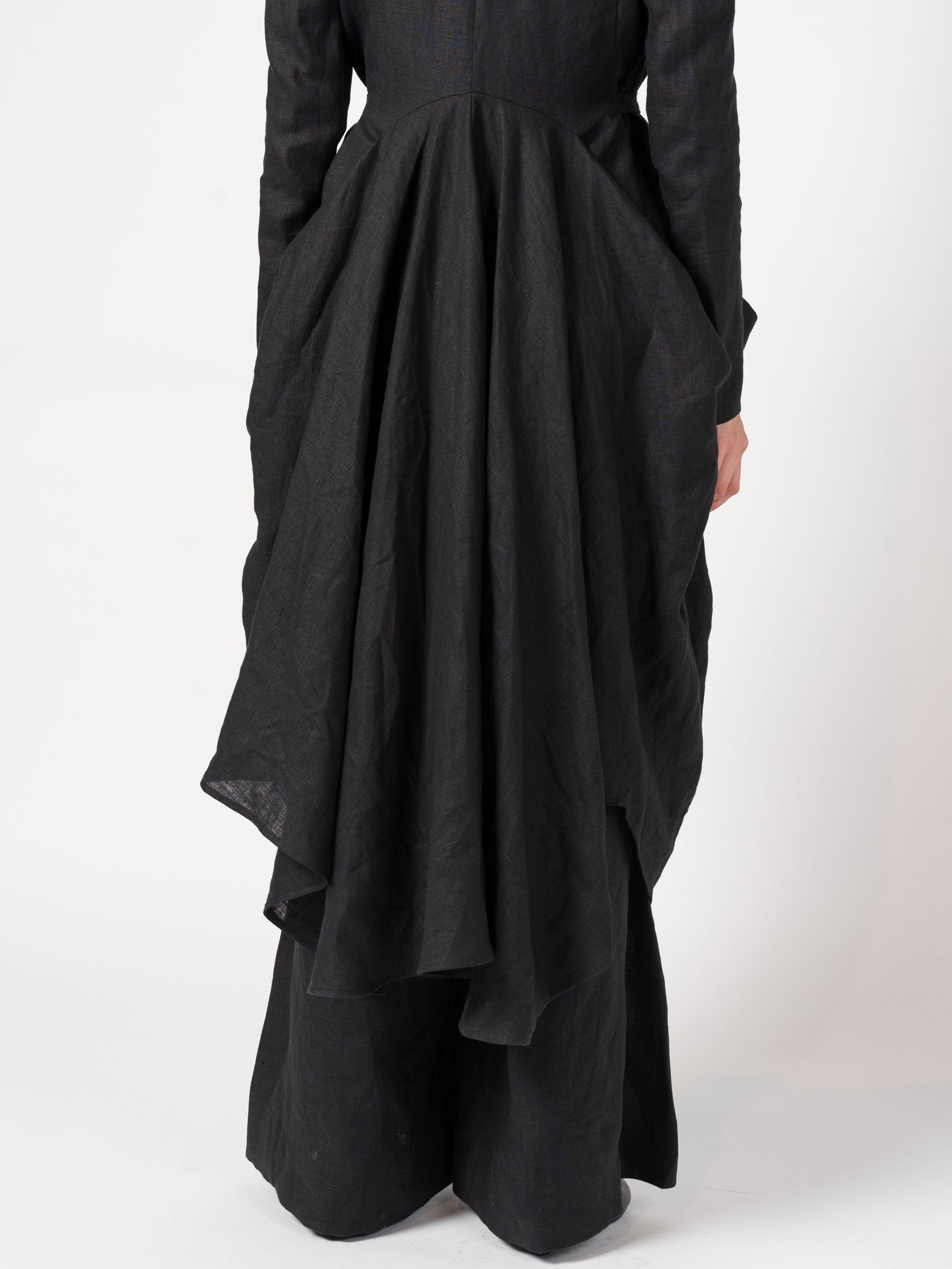 Linen Belted Coat - INN7