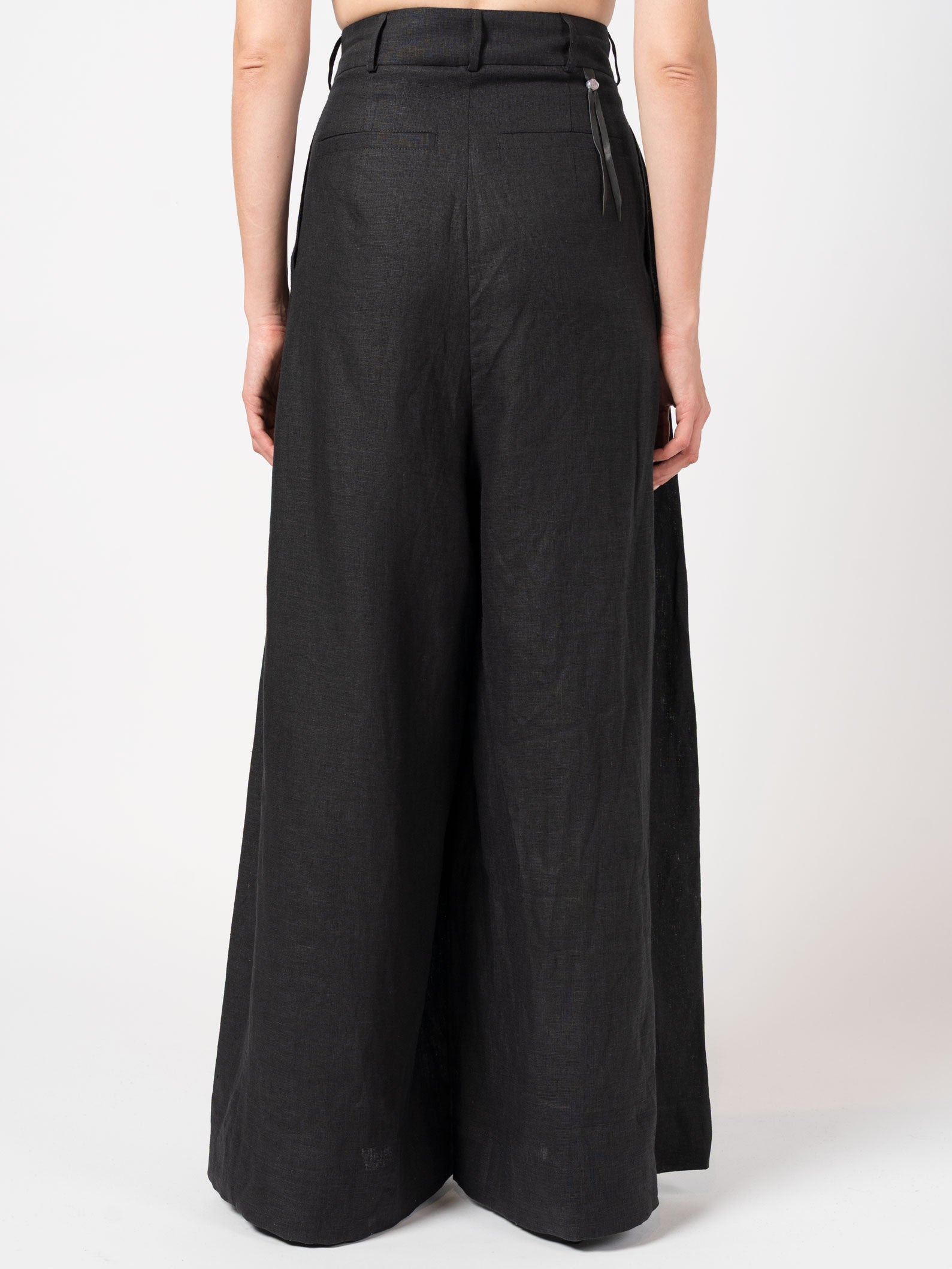 Wide-Leg Linen Pants - INN7