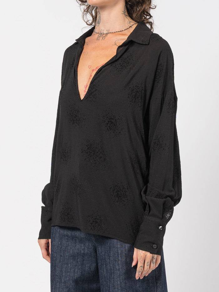 Viscose-Silk Top