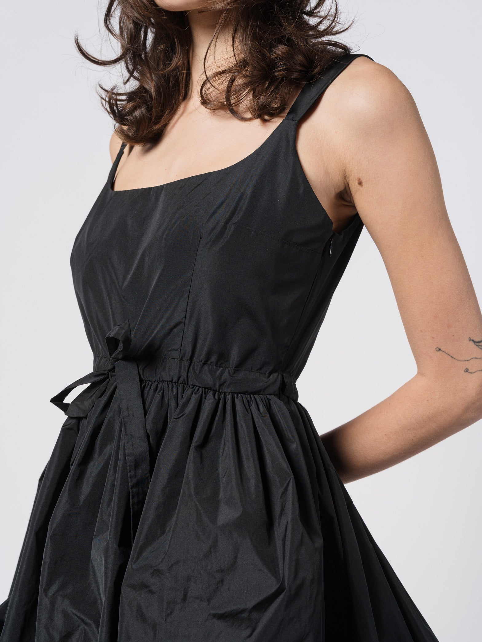 Corset-Style Balloon Dress