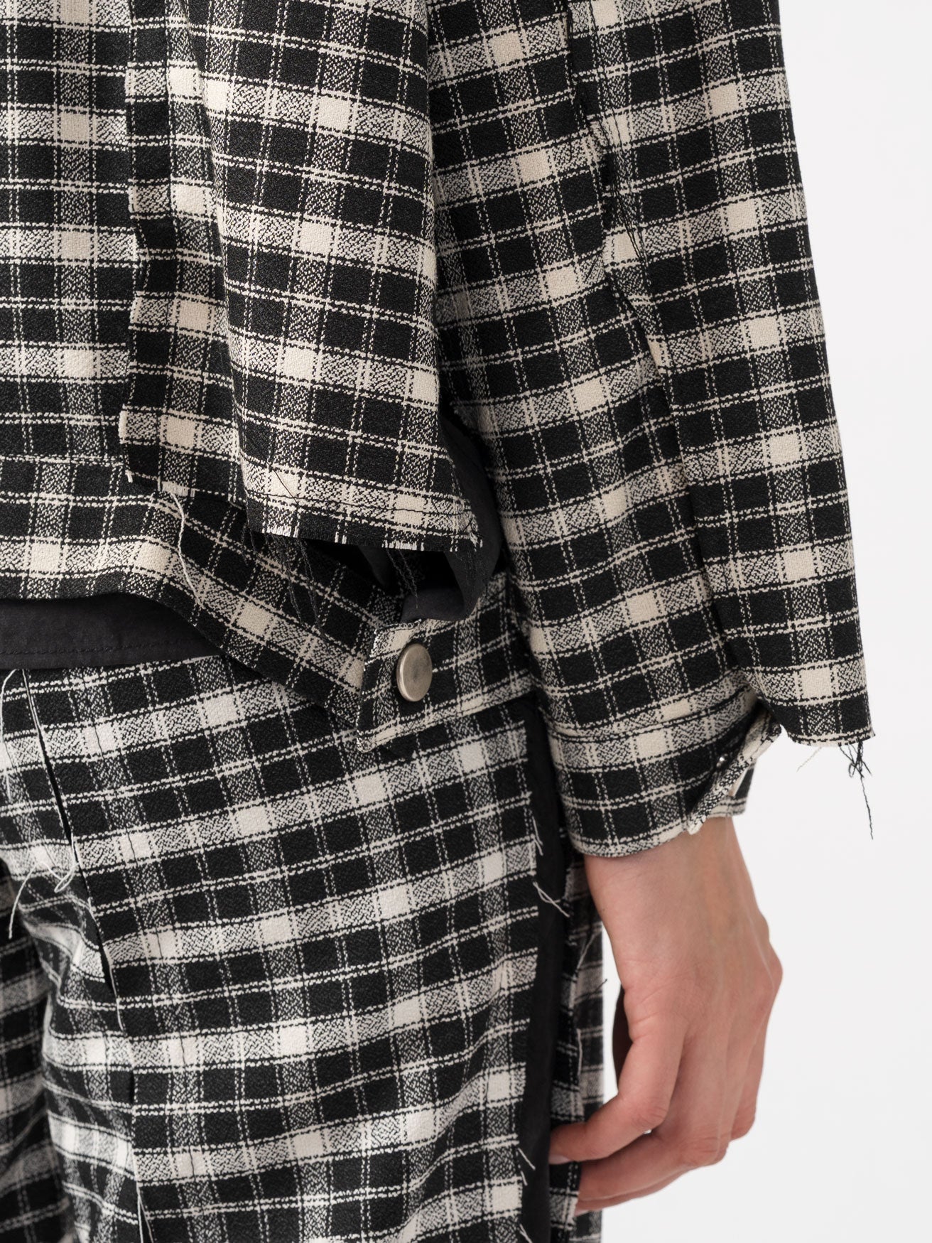Two-Layer Cotton Jacket with Hood