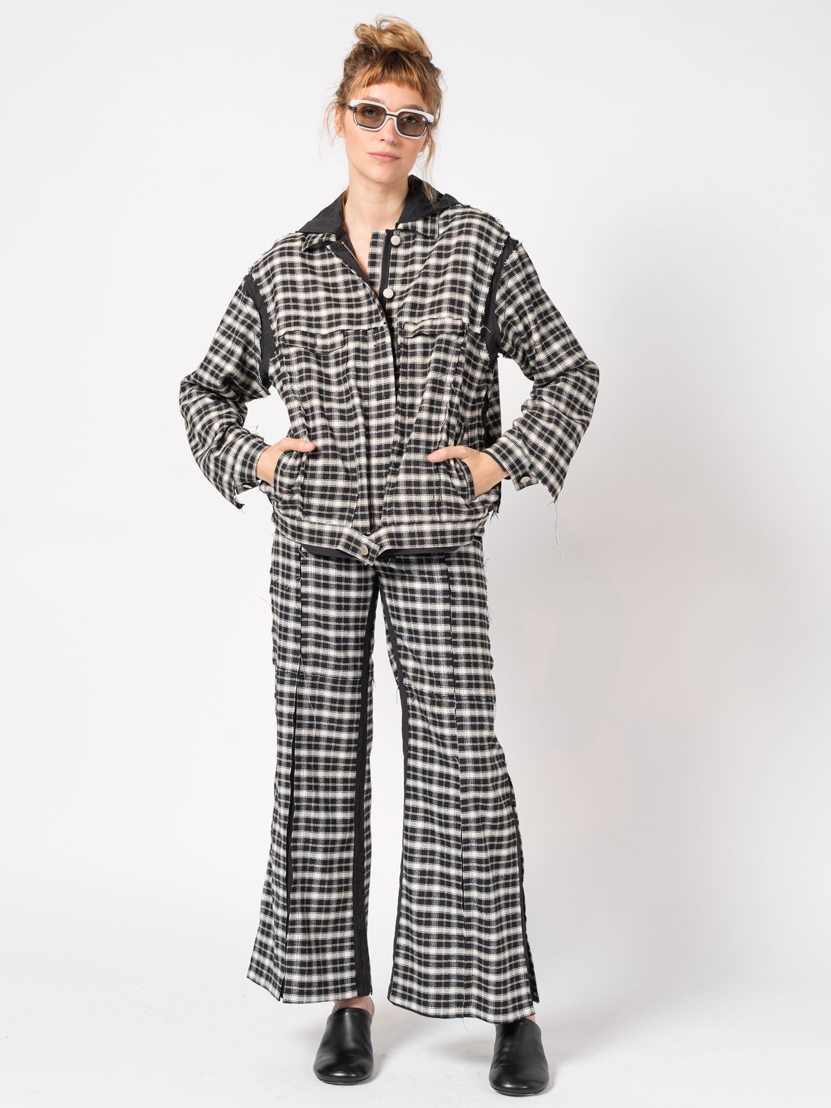 Two-Layer Cotton Jacket with Hood - INN7