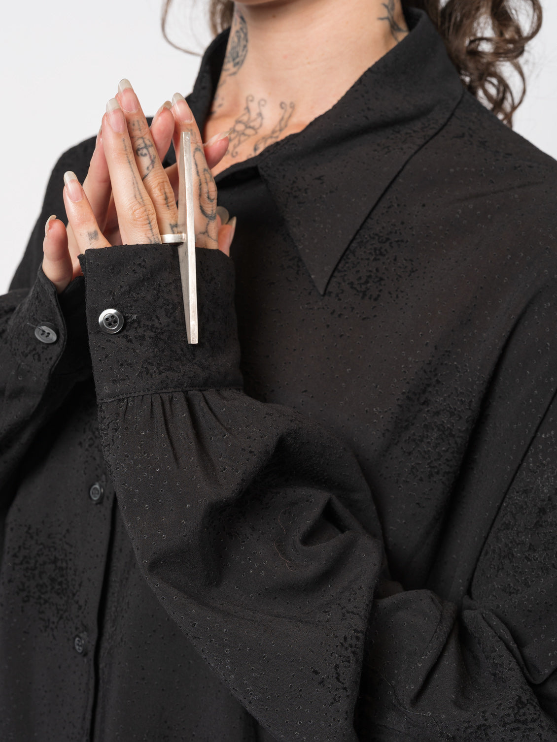 Oversized Textured Shirt - INN7