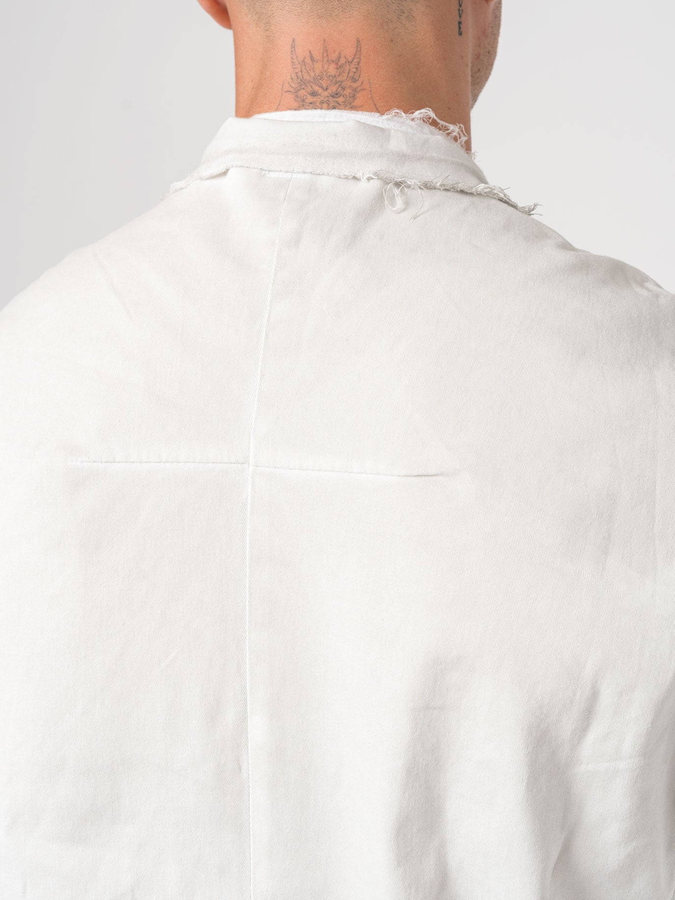 Frayed Edge Cotton Blazer - INN7