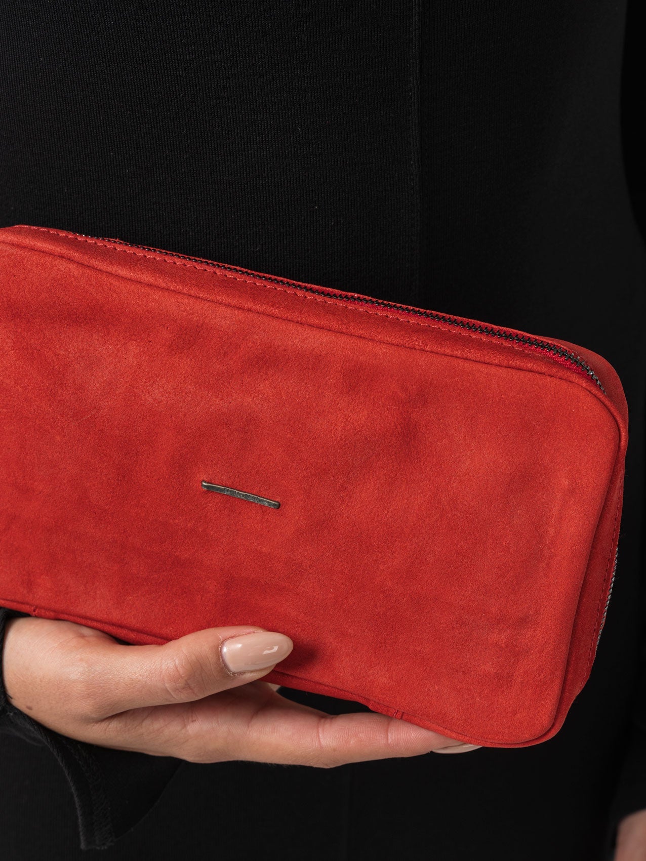 Bullskin Wallet with Silver Staples - INN7