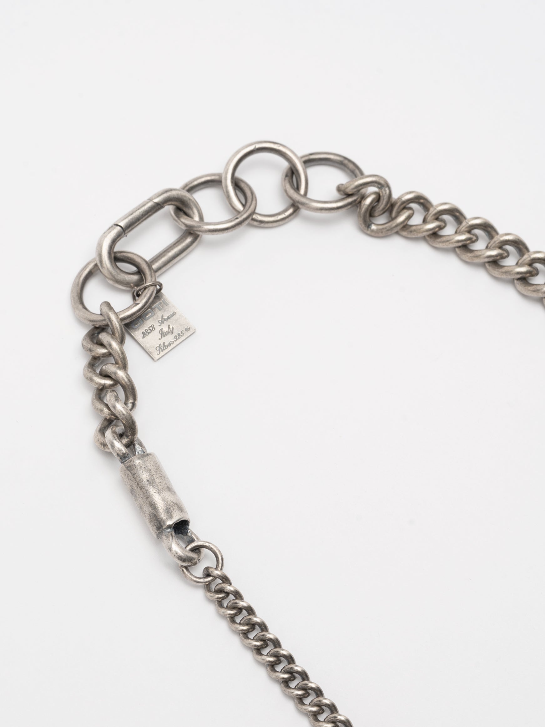 Mixed Link Silver Necklace - INN7