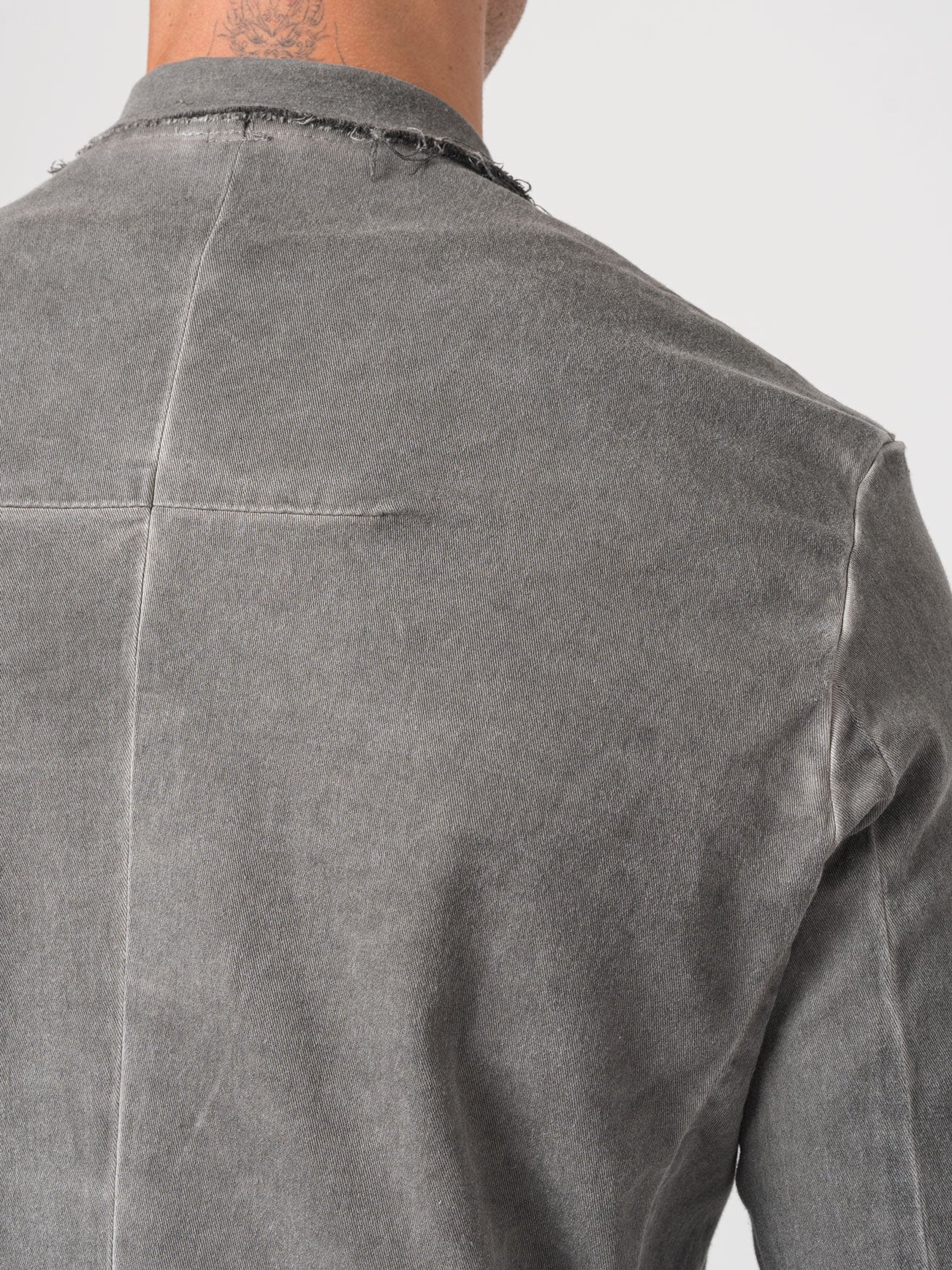 Frayed Edge Cotton Blazer - INN7