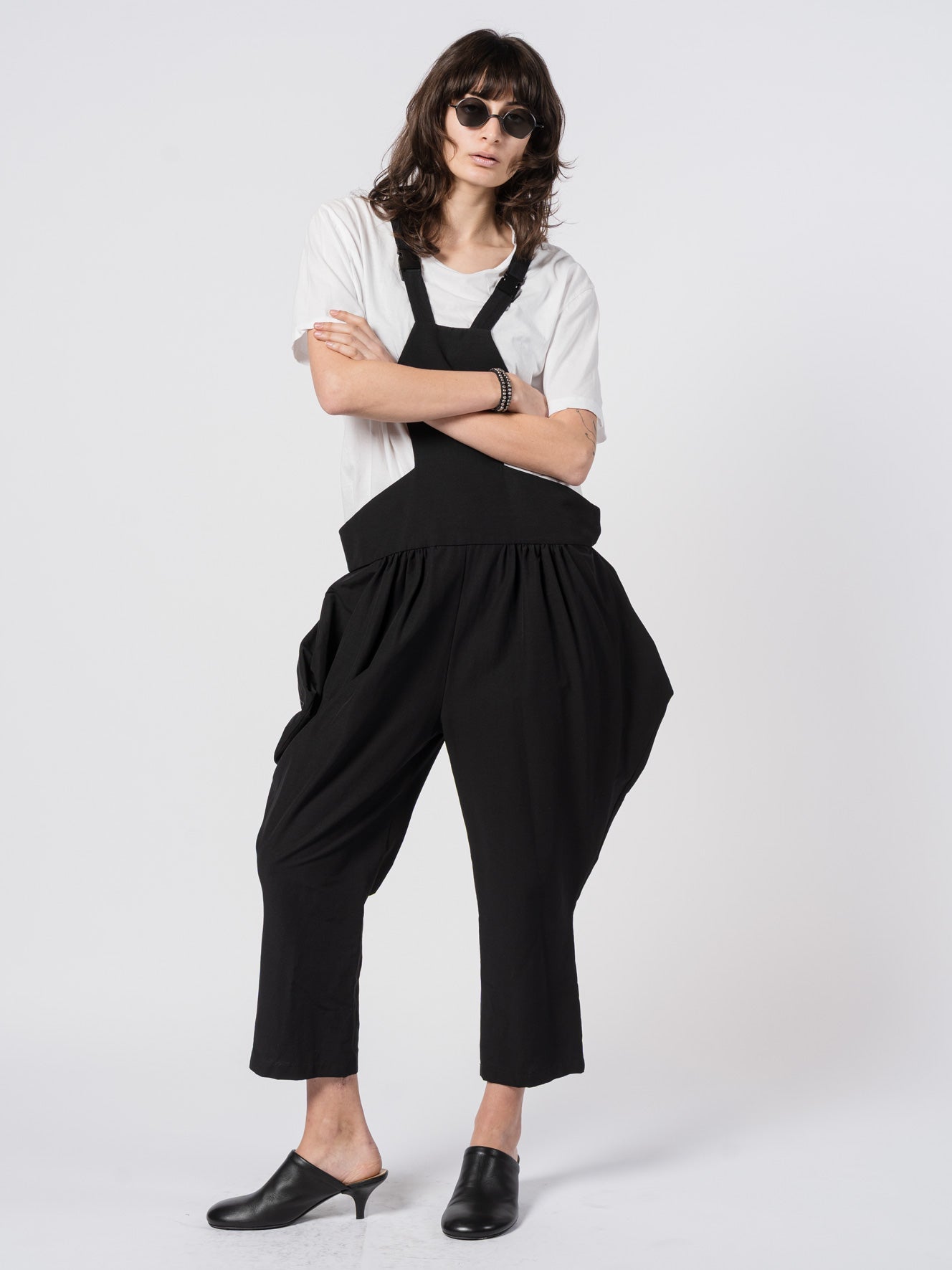 Sculpted Satin Overall