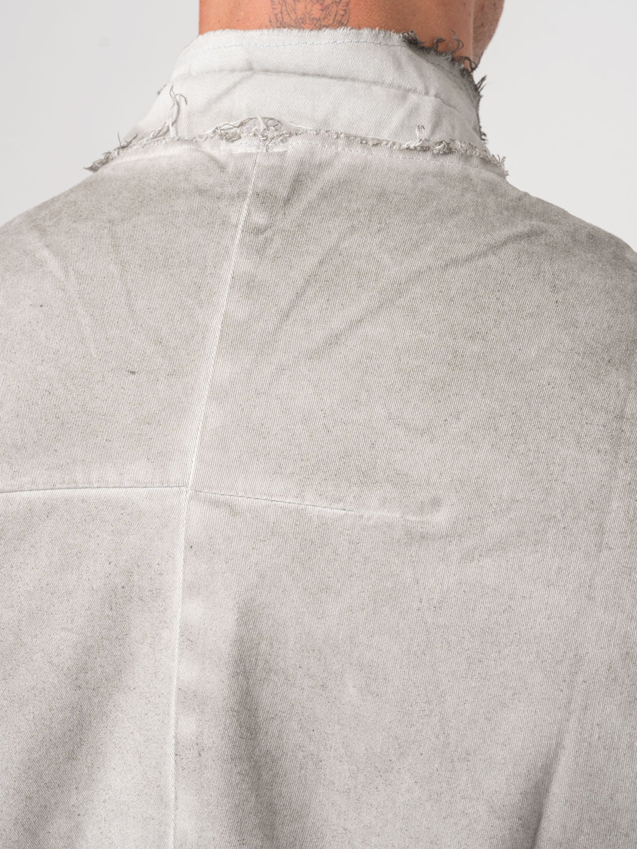 Frayed Edge Cotton Blazer - INN7