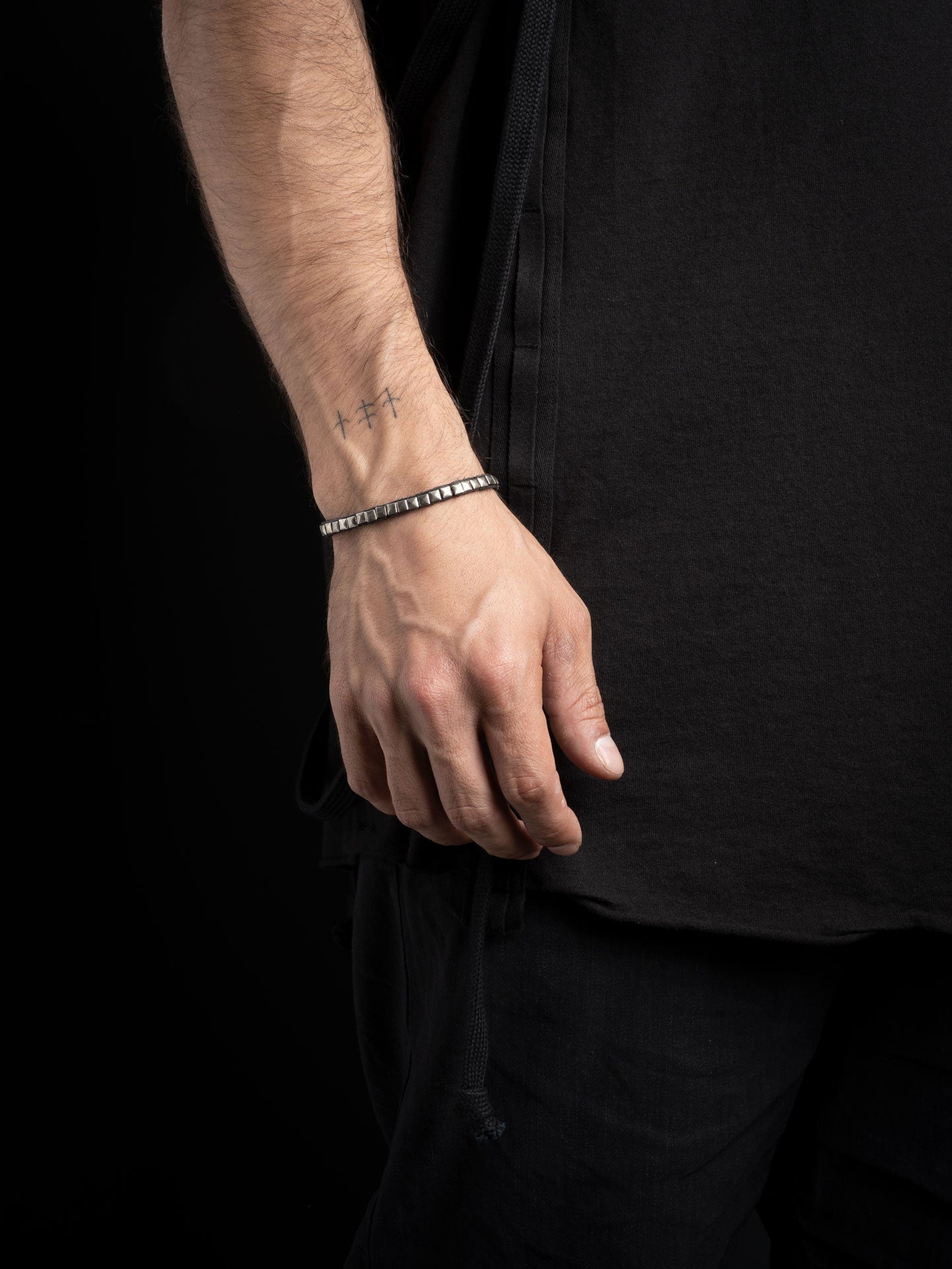 Studded Leather Bracelet - INN7