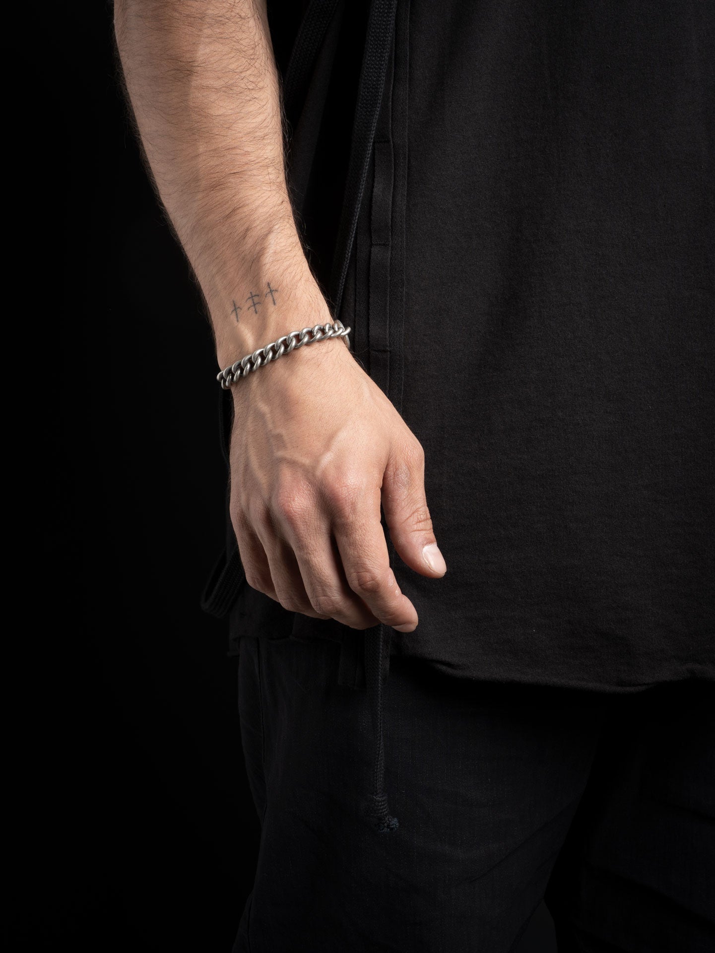 Chunky Silver Chain Bracelet - INN7