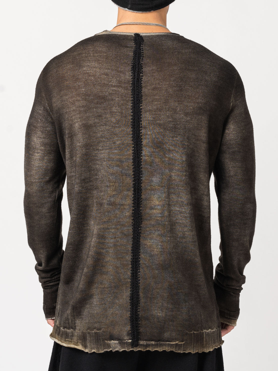 Back Embroidery Thin Wool - INN7